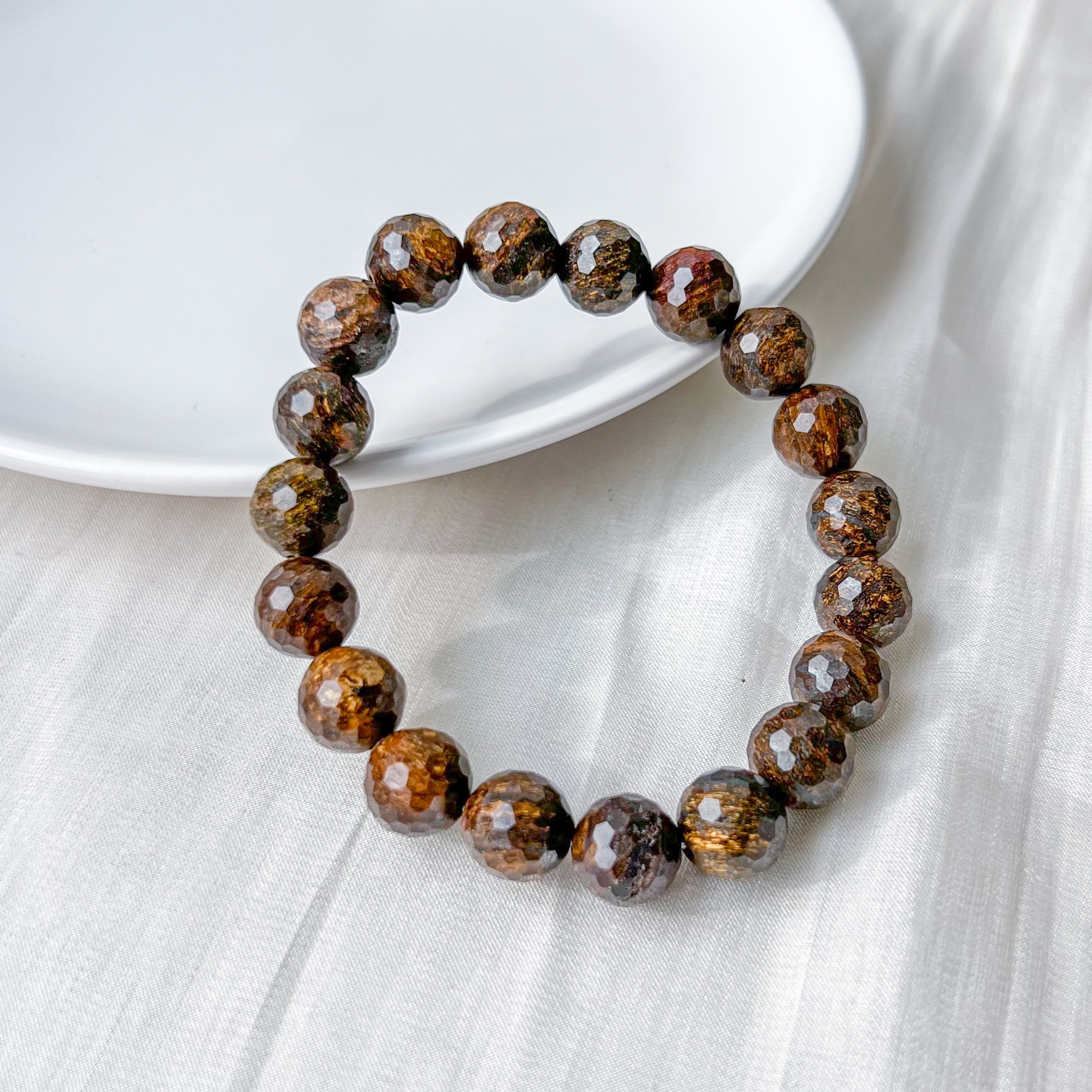 Bronzite 10mm Cut Bracelet