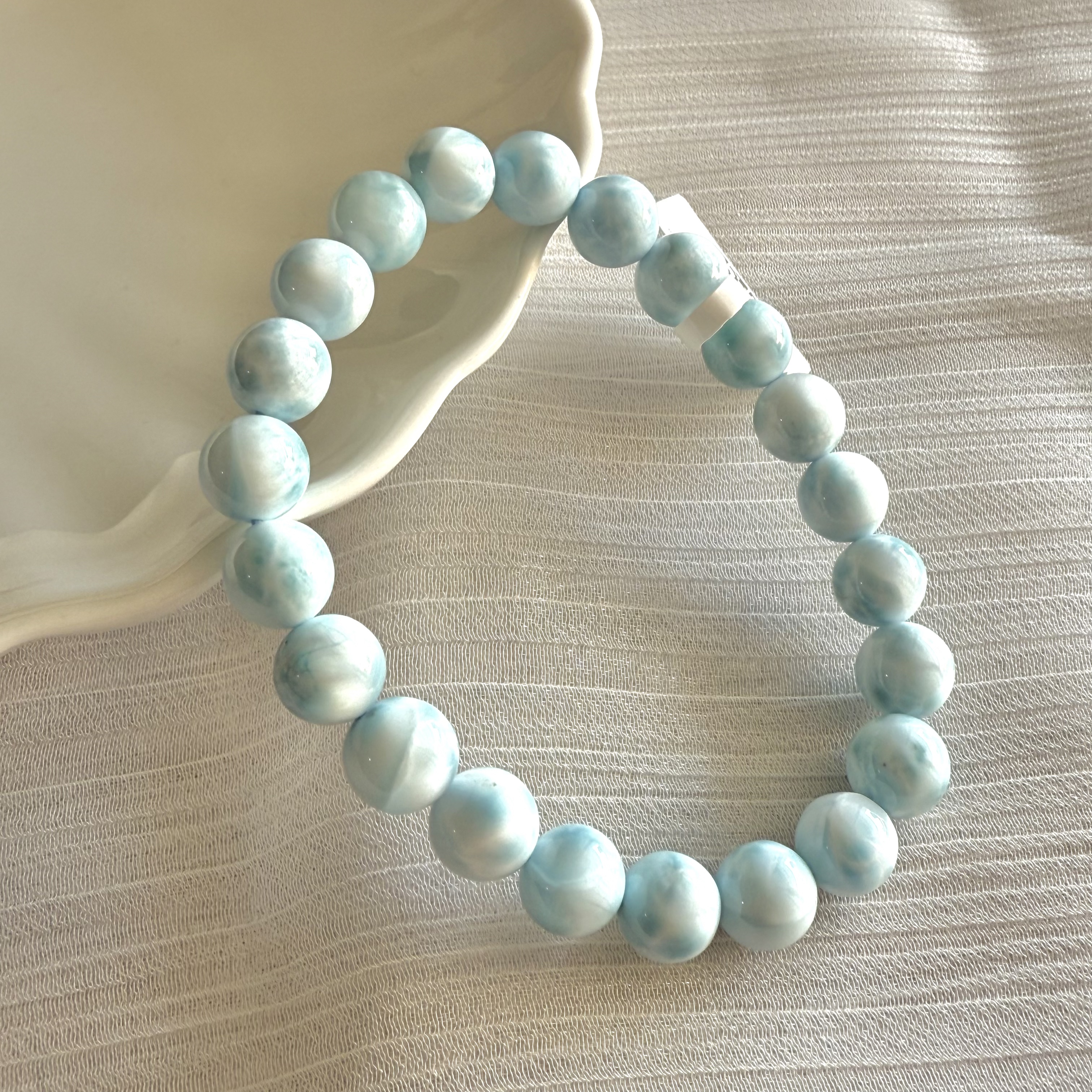 Larimar 8+mm AAAA Bracelet