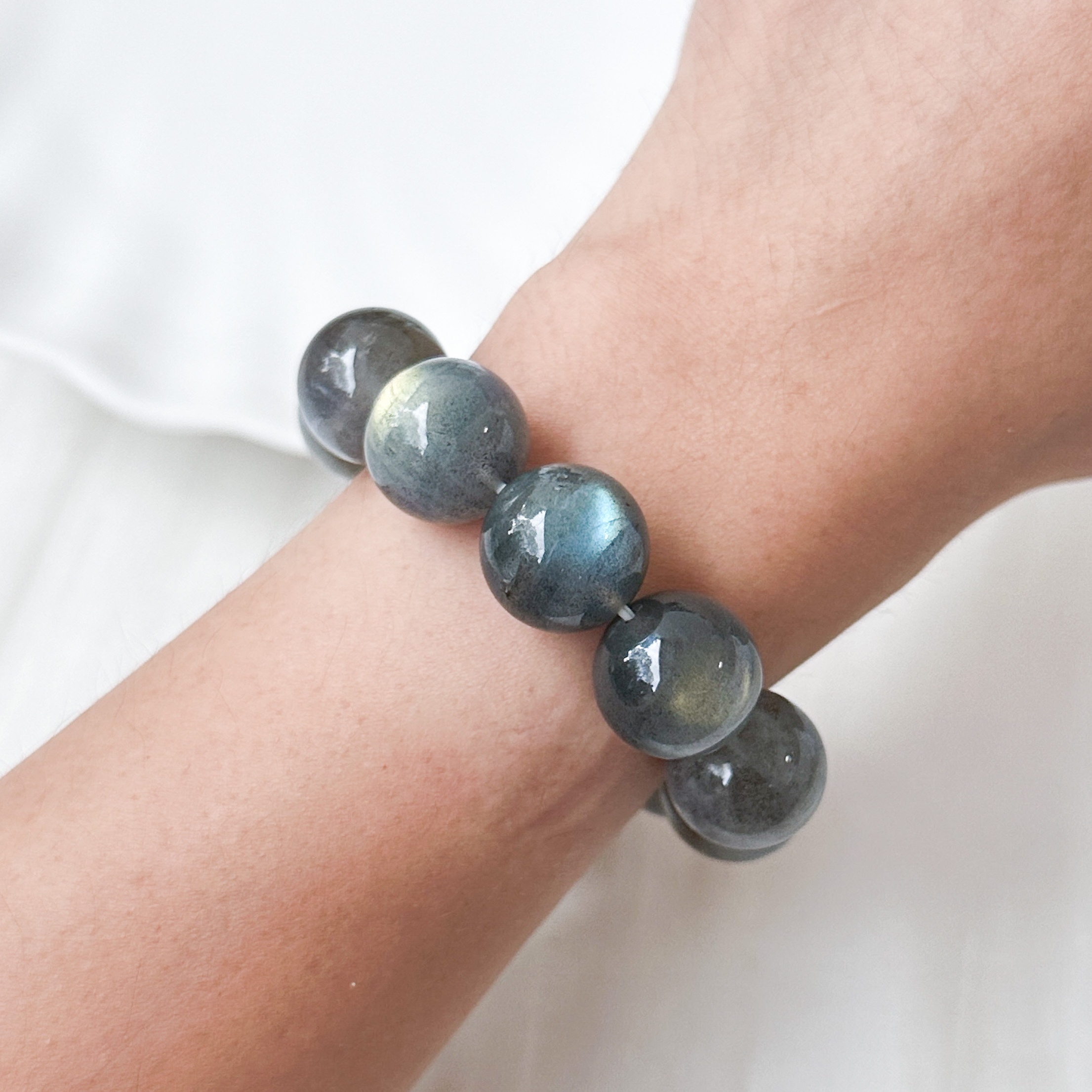 Labradorite 14mm+ AAA Bracelet