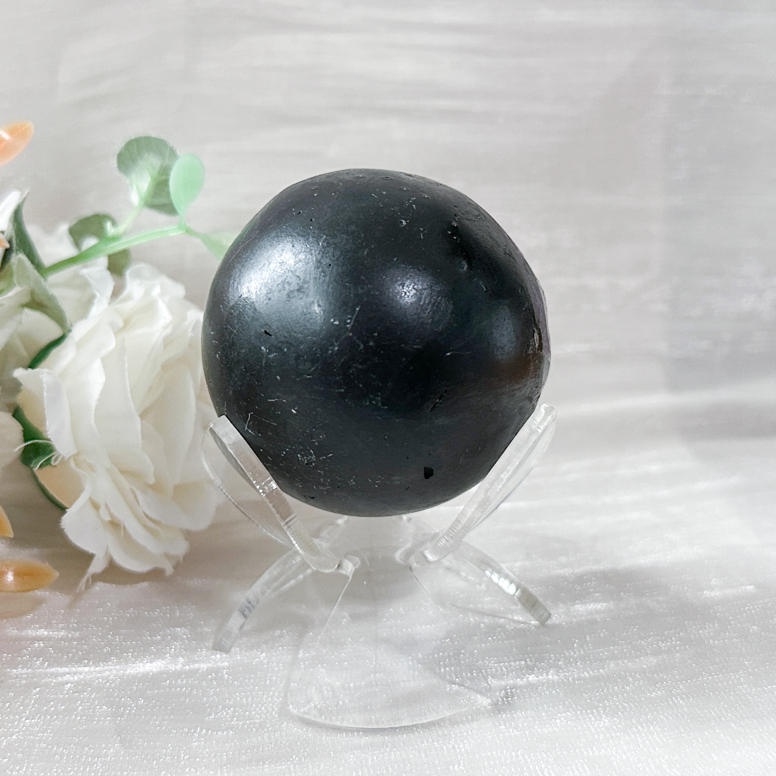 Amethyst Raw Sphere w Sphere Stand