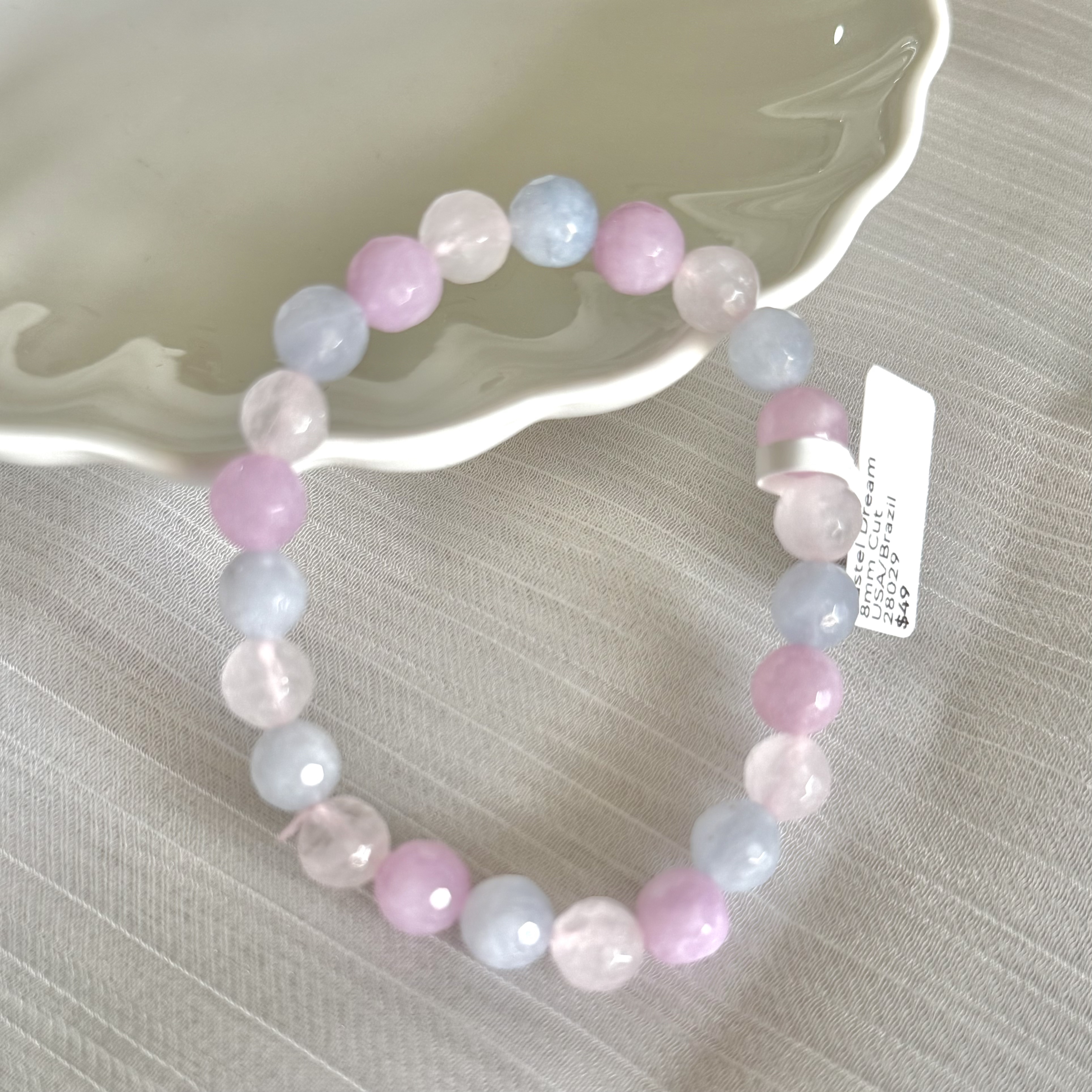 Pastel Dream 8mm Cut Bracelet