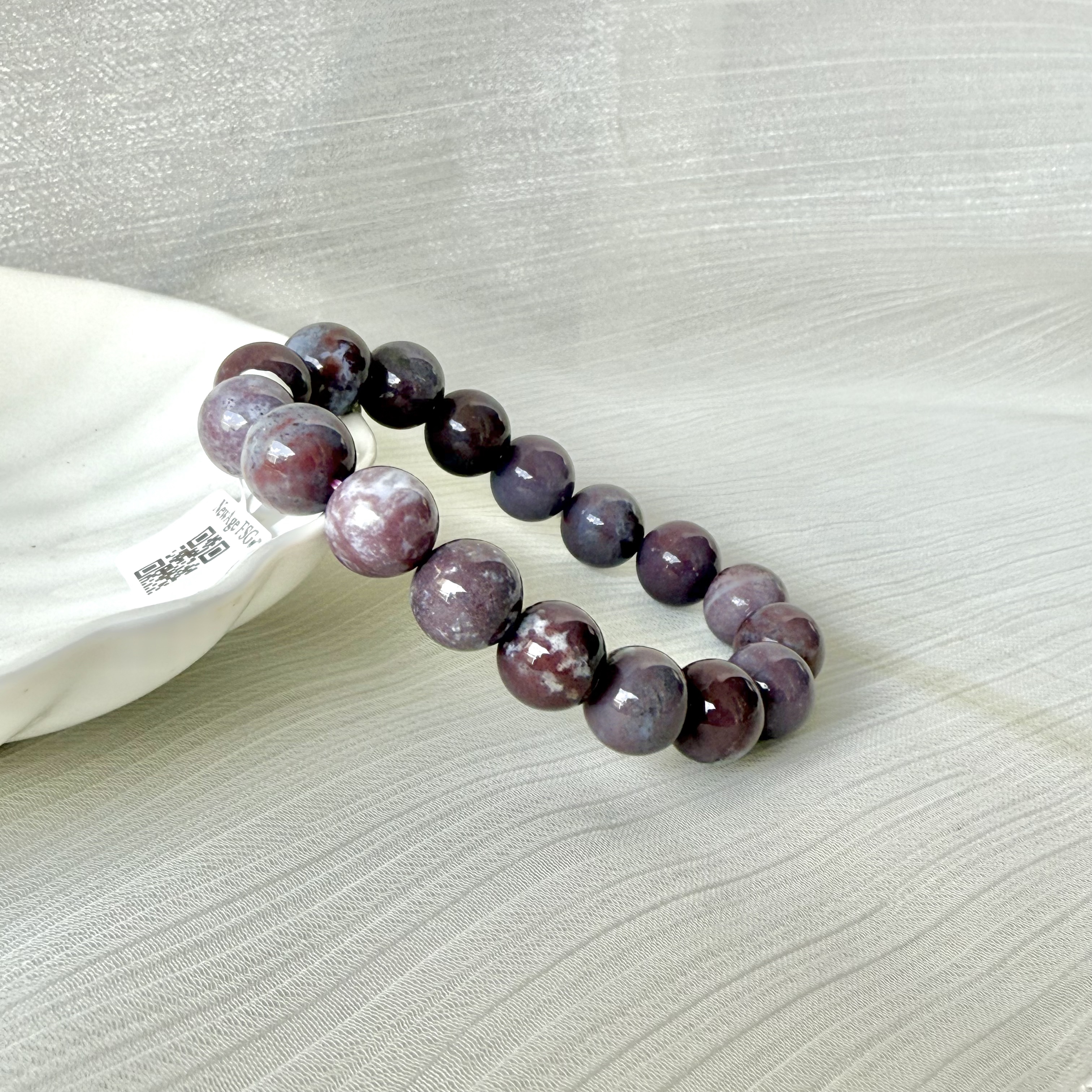 Purple Ocean Jasper 10-11mm Bracelet