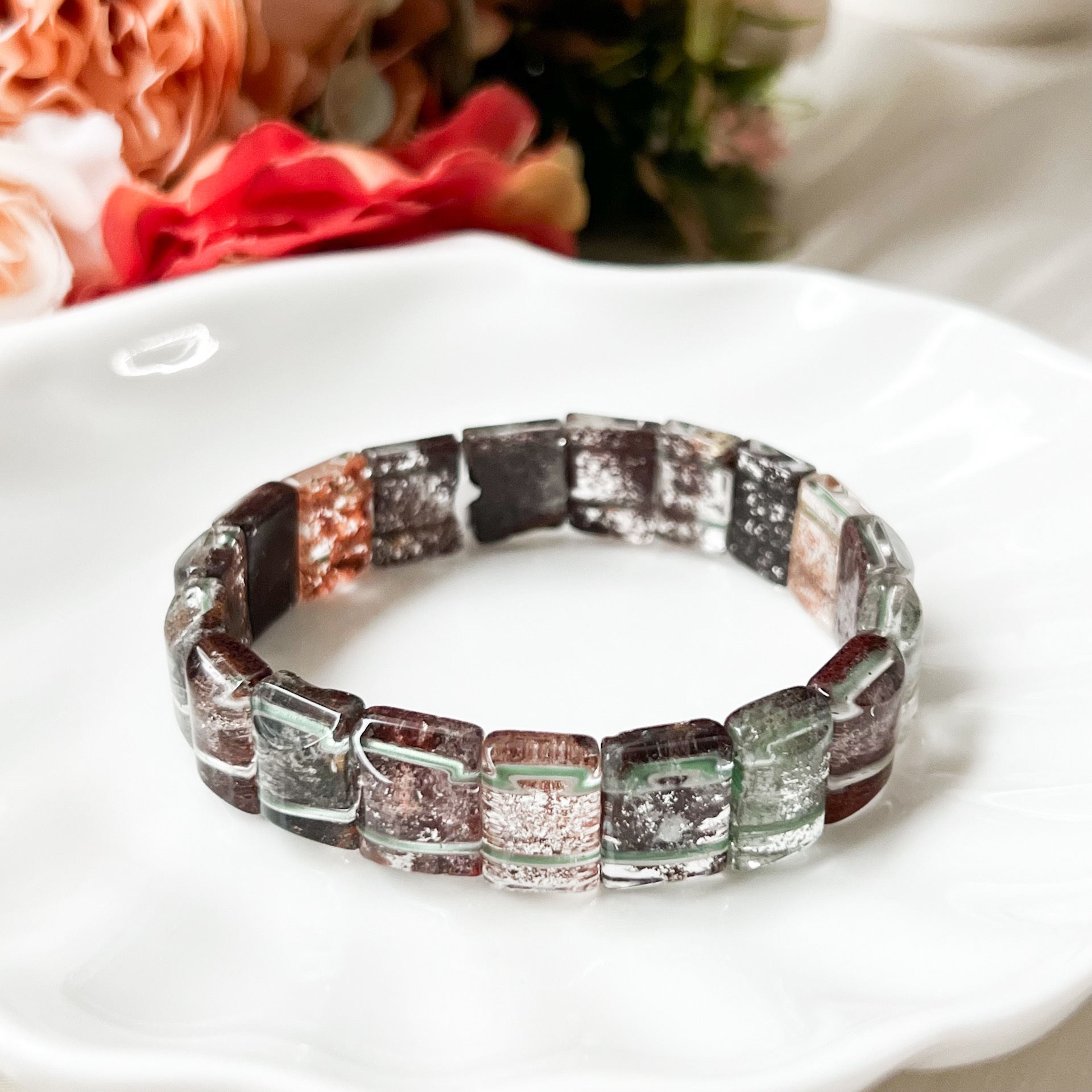 Phantom Quartz Rect AAA Bracelet