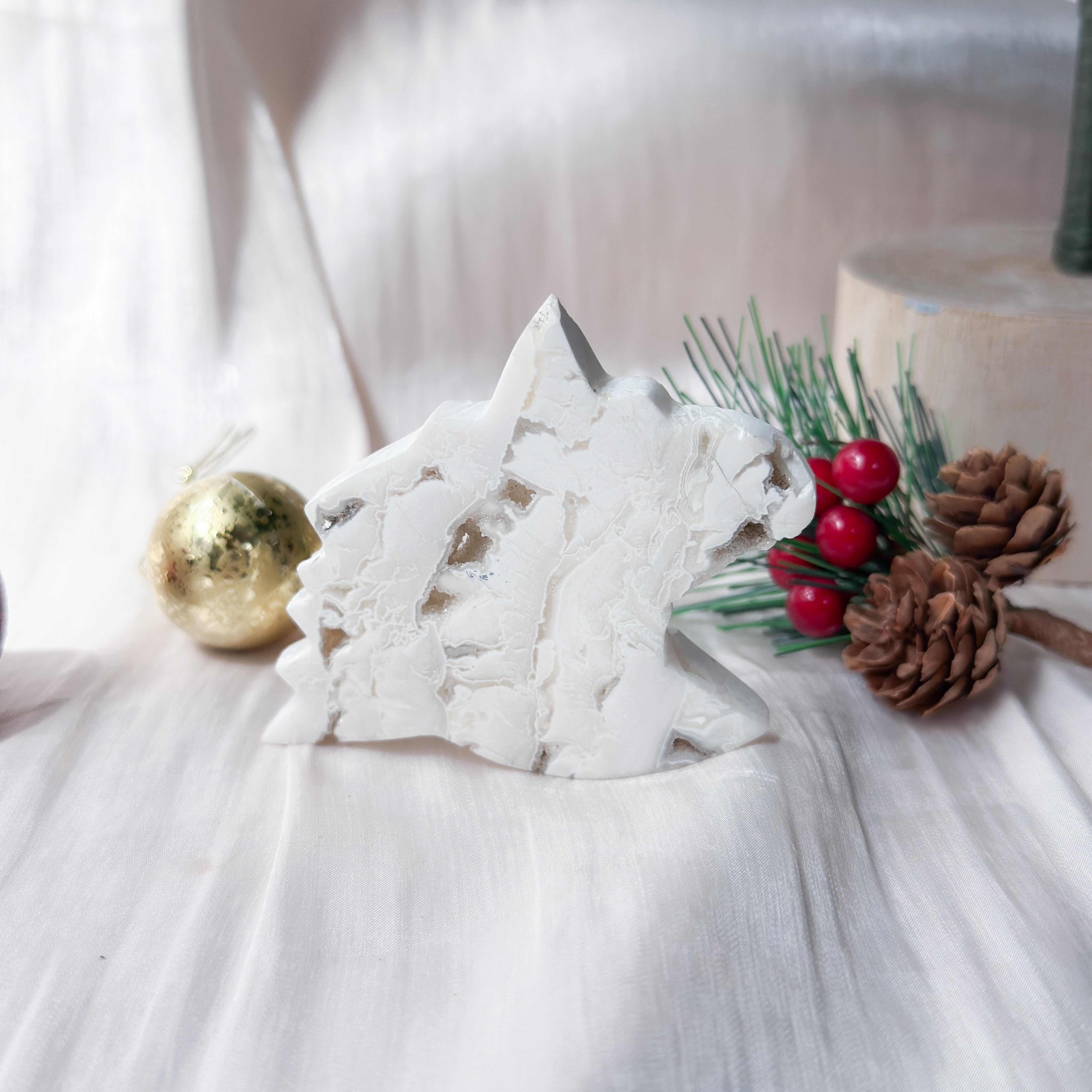 White Plume Druzy Agate Unicorn [Black Friday]