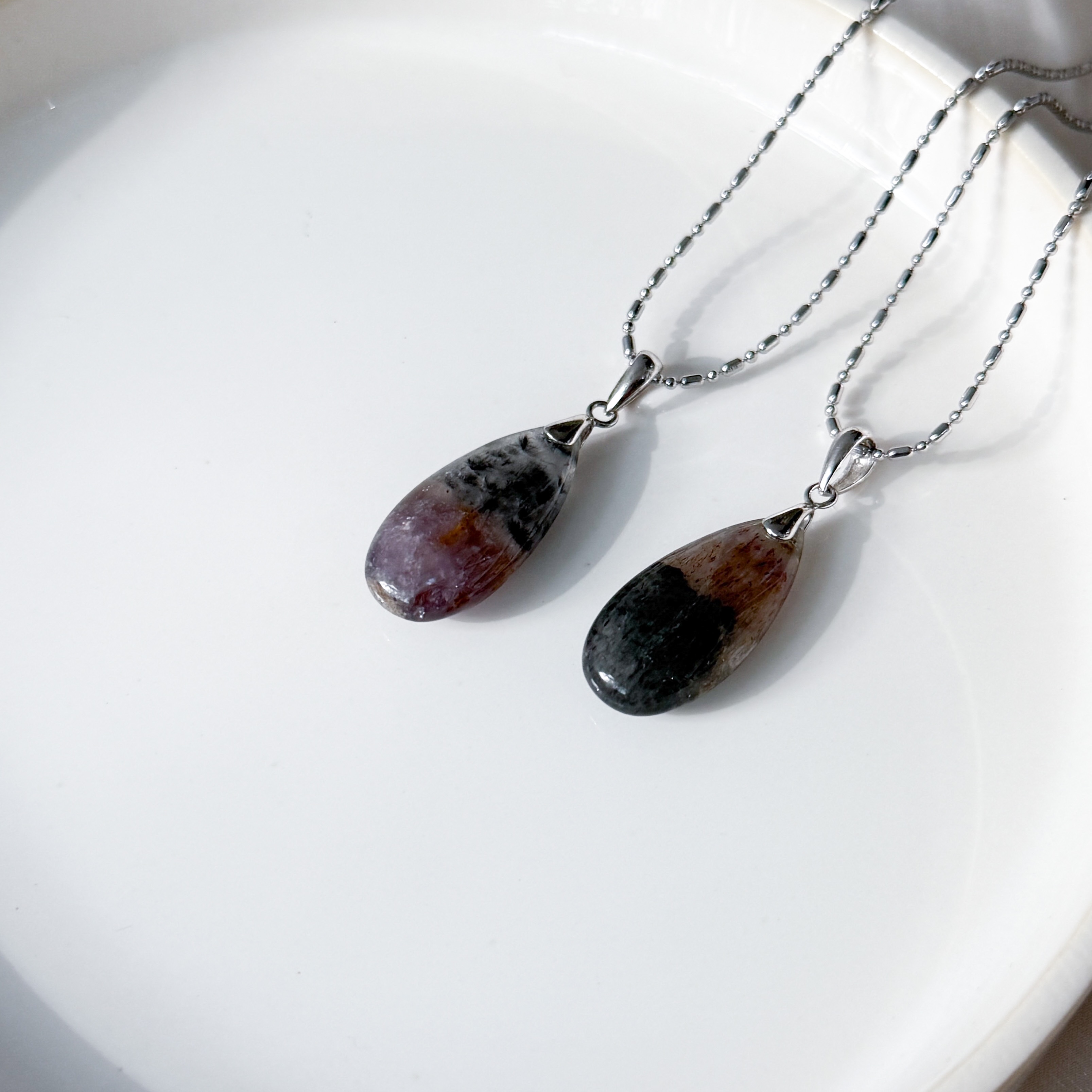 Super Seven Pear Pendant