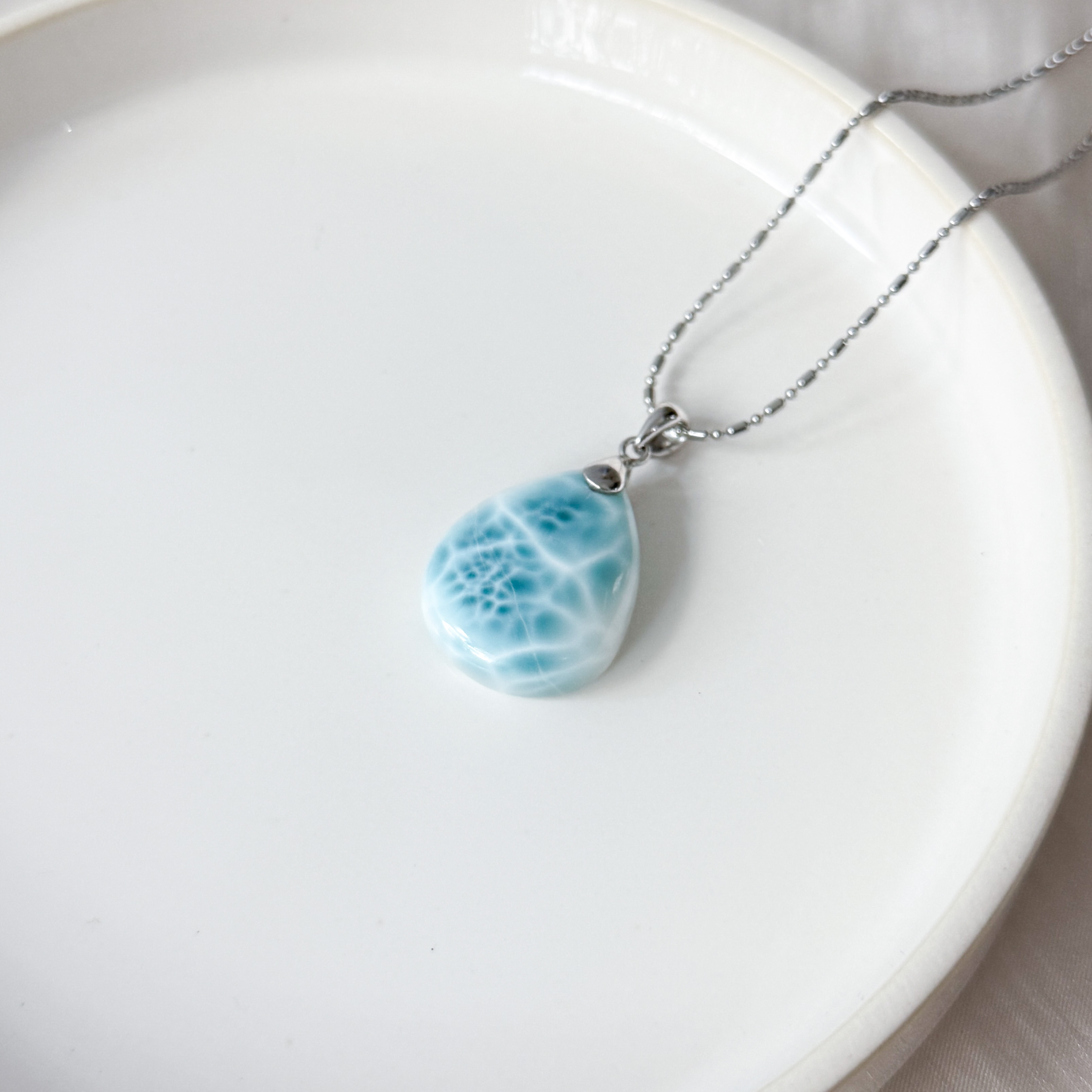 Larimar Pear (L) Pendant
