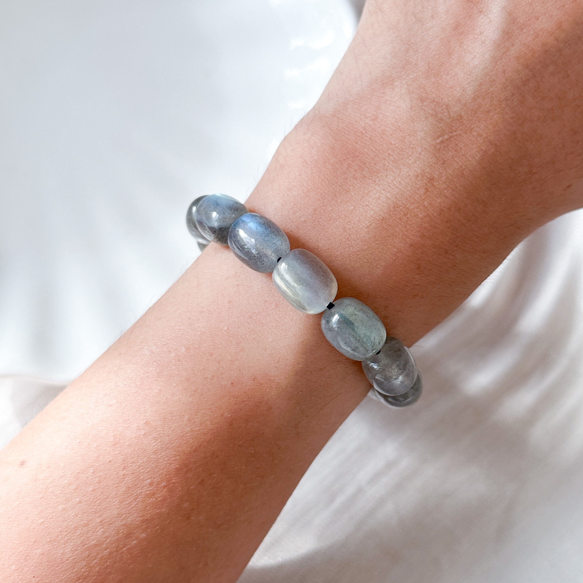 Labradorite Canister Bracelet