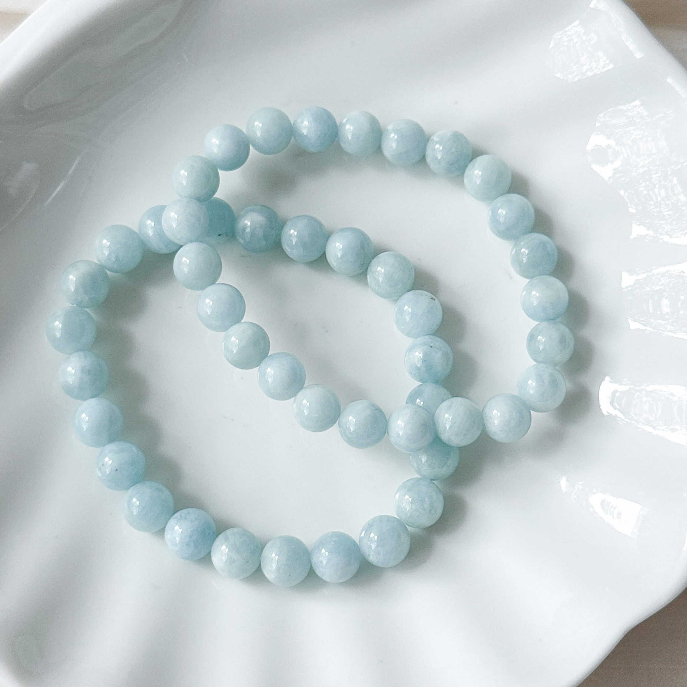 Arctic Aquamarine 8mm Bracelet