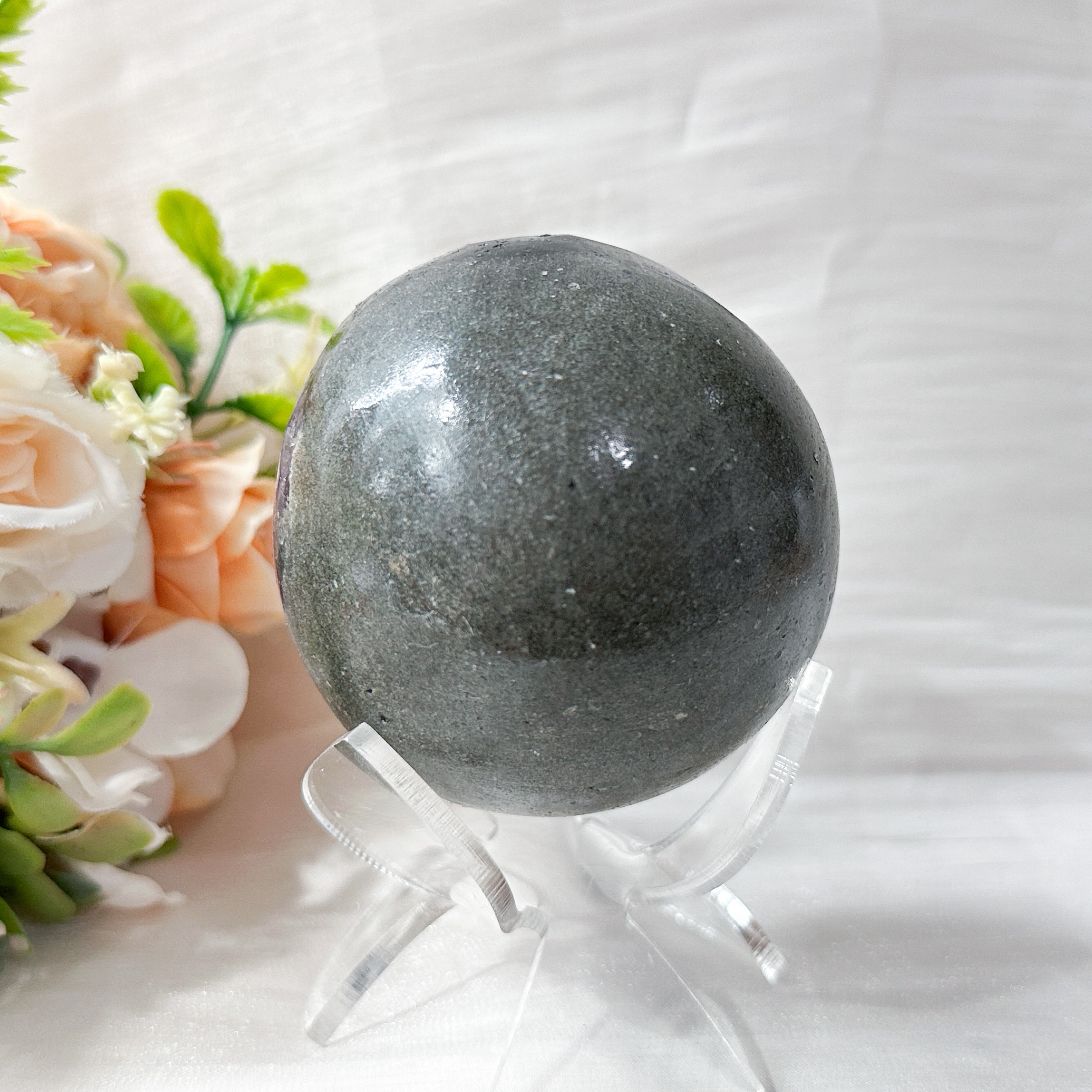 Amethyst Raw Sphere w Sphere Stand