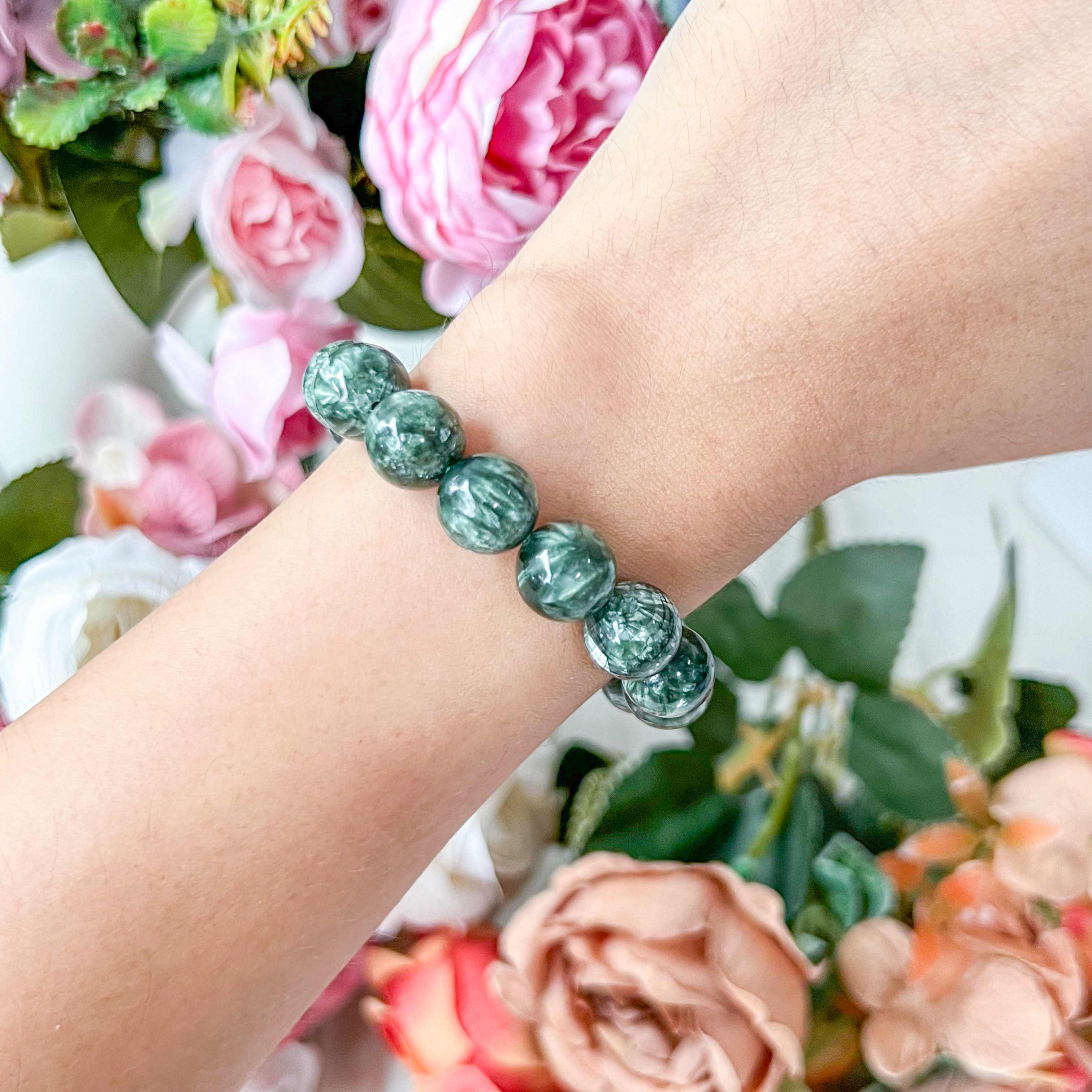 Seraphinite 10-11mm Bracelet