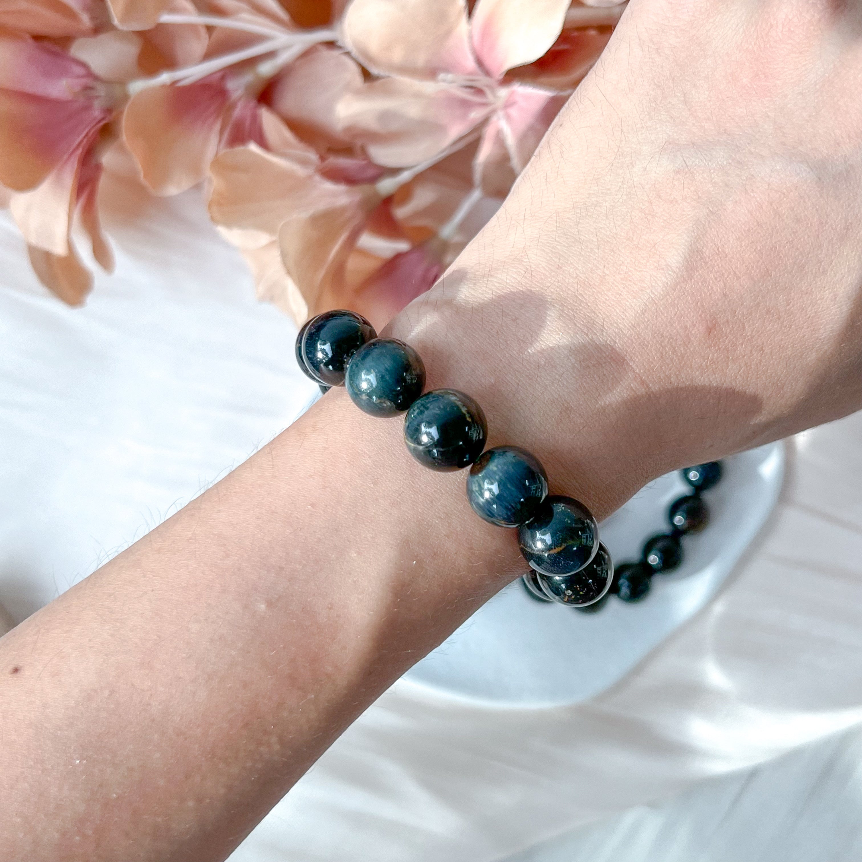 Blue Tiger Eye 12mm Bracelet