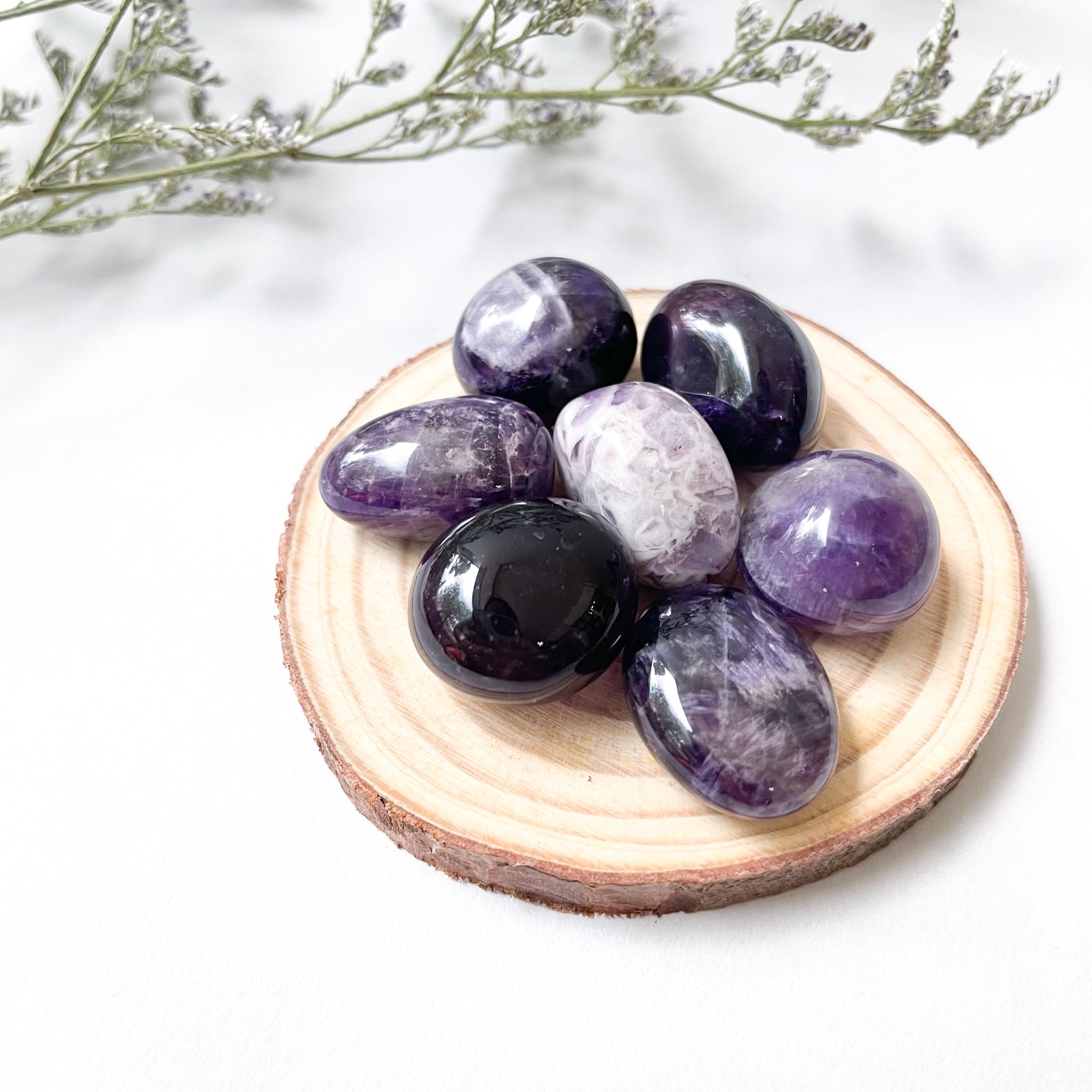 Chevron Amethyst Tumble