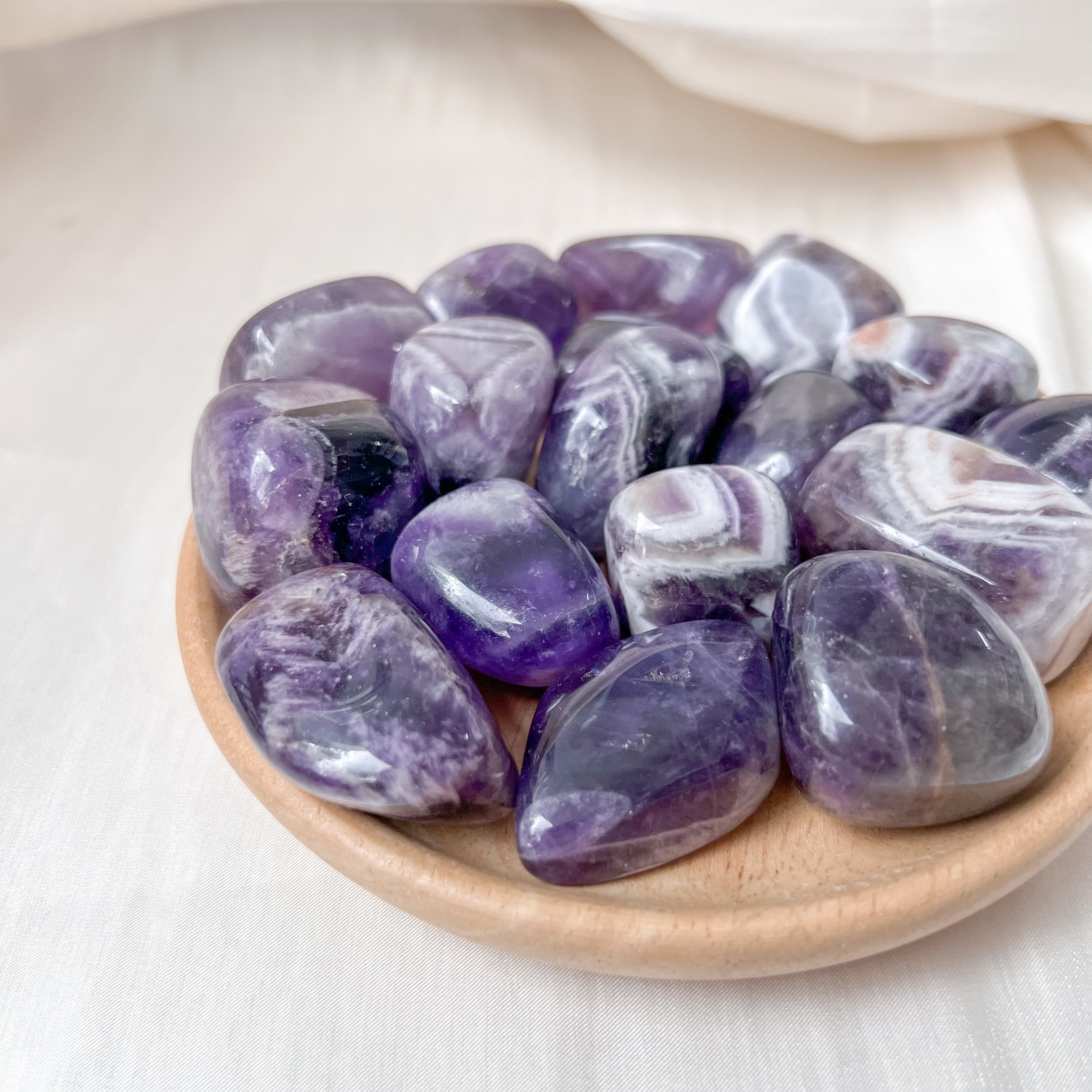 Chevron Amethyst Tumble (Big)