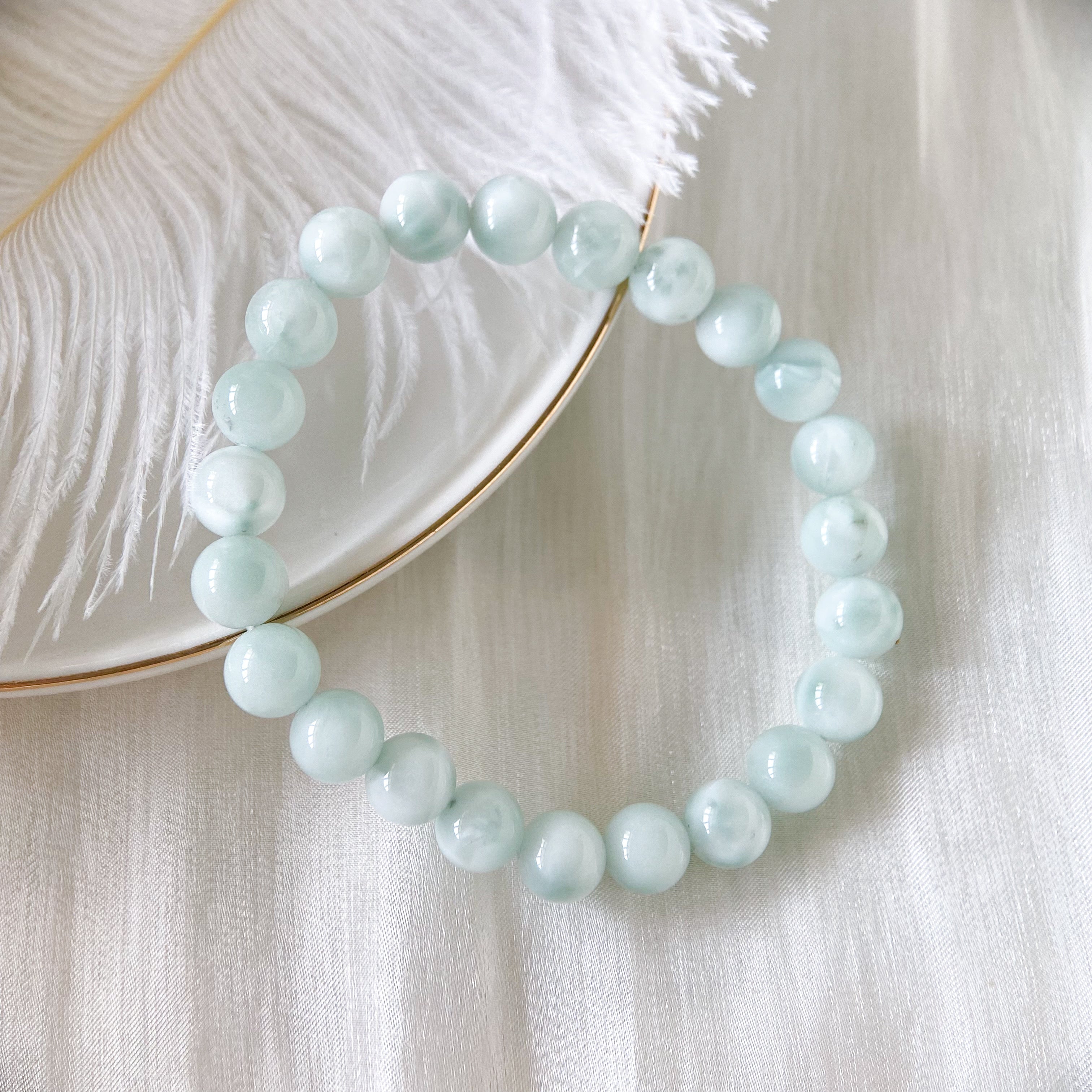 Green Angelite 8mm Bracelet