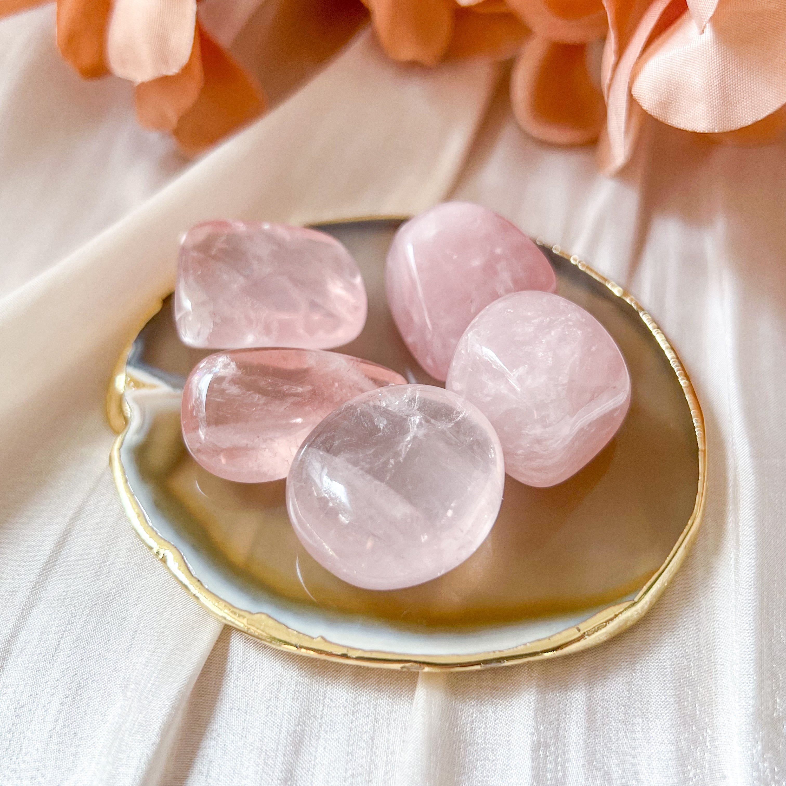 Rose Quartz Crystal Tumble