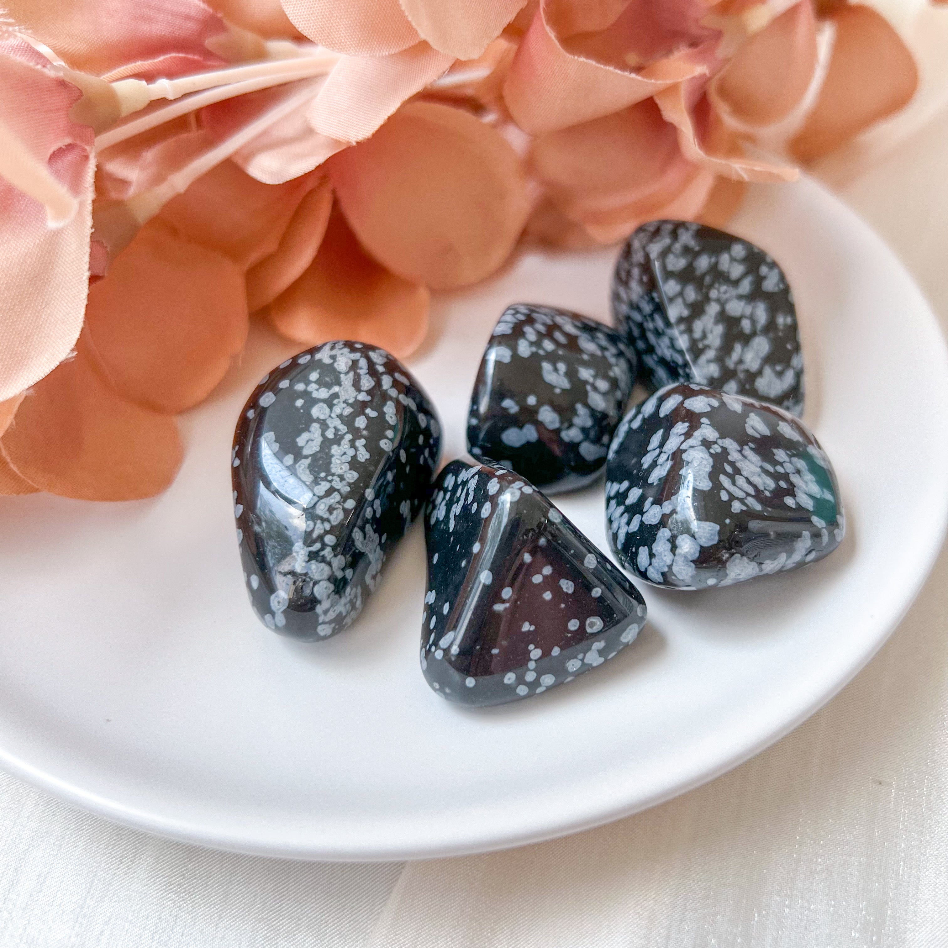 Snowflake Obsidian Tumble