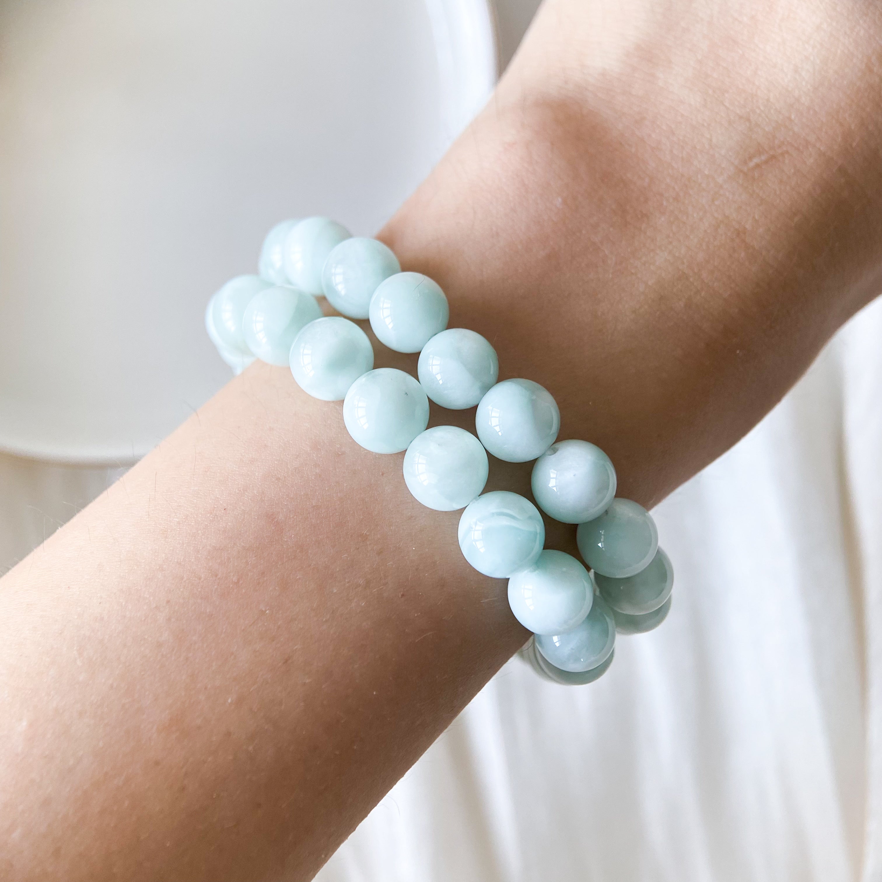 Green Angelite 8mm Bracelet