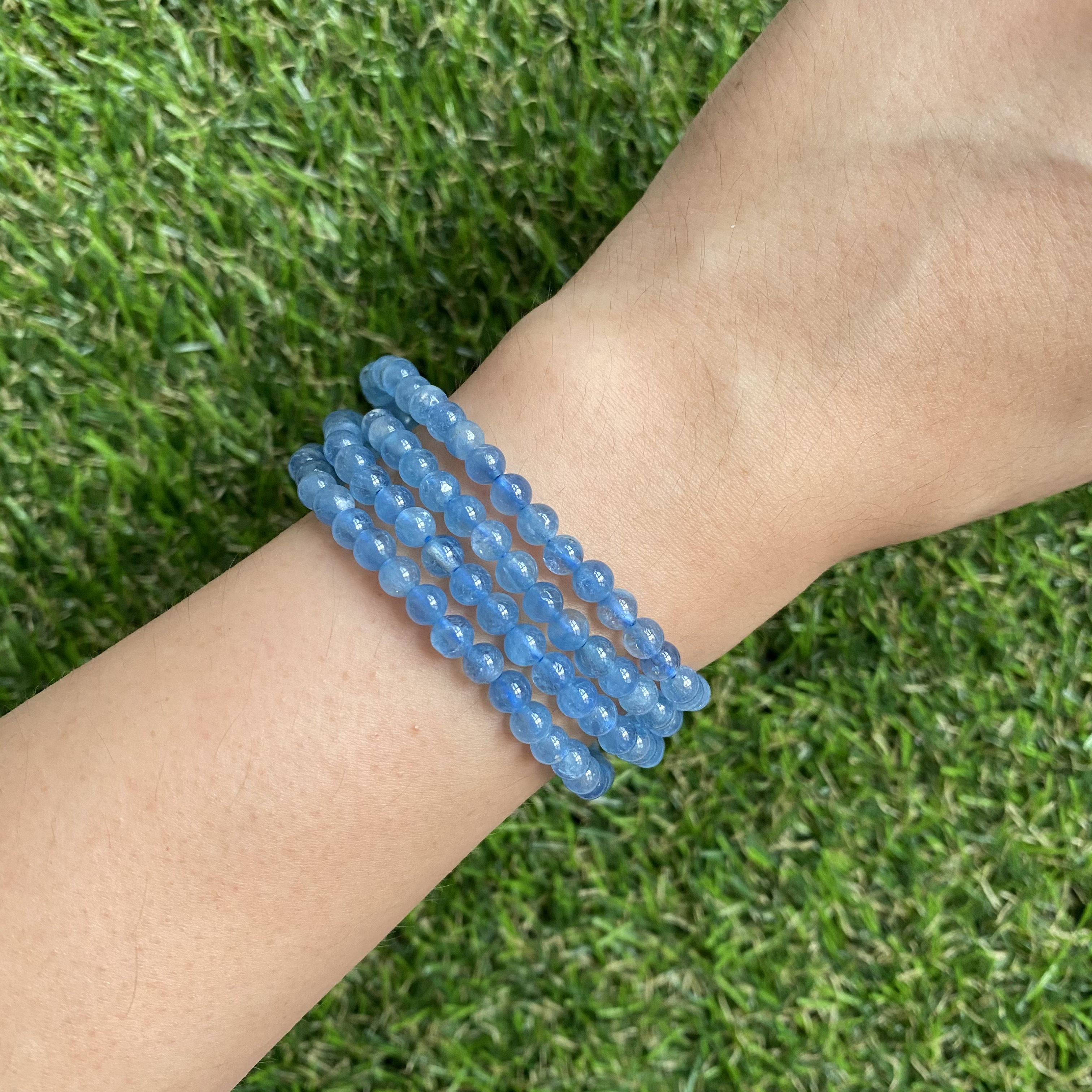 Aquamarine Wrap Bracelet Bracelet