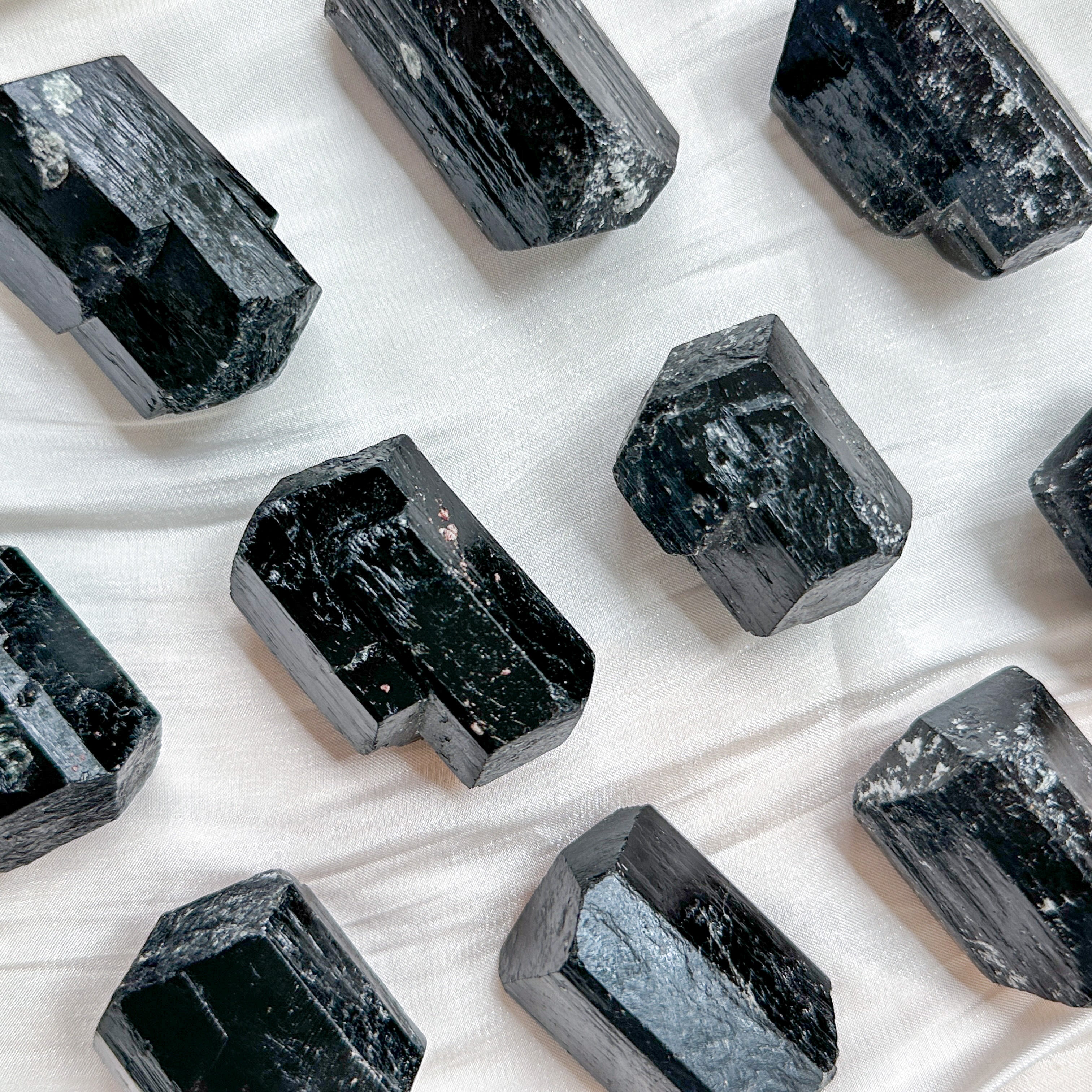 Black Tourmaline Raw Tumble (Big)