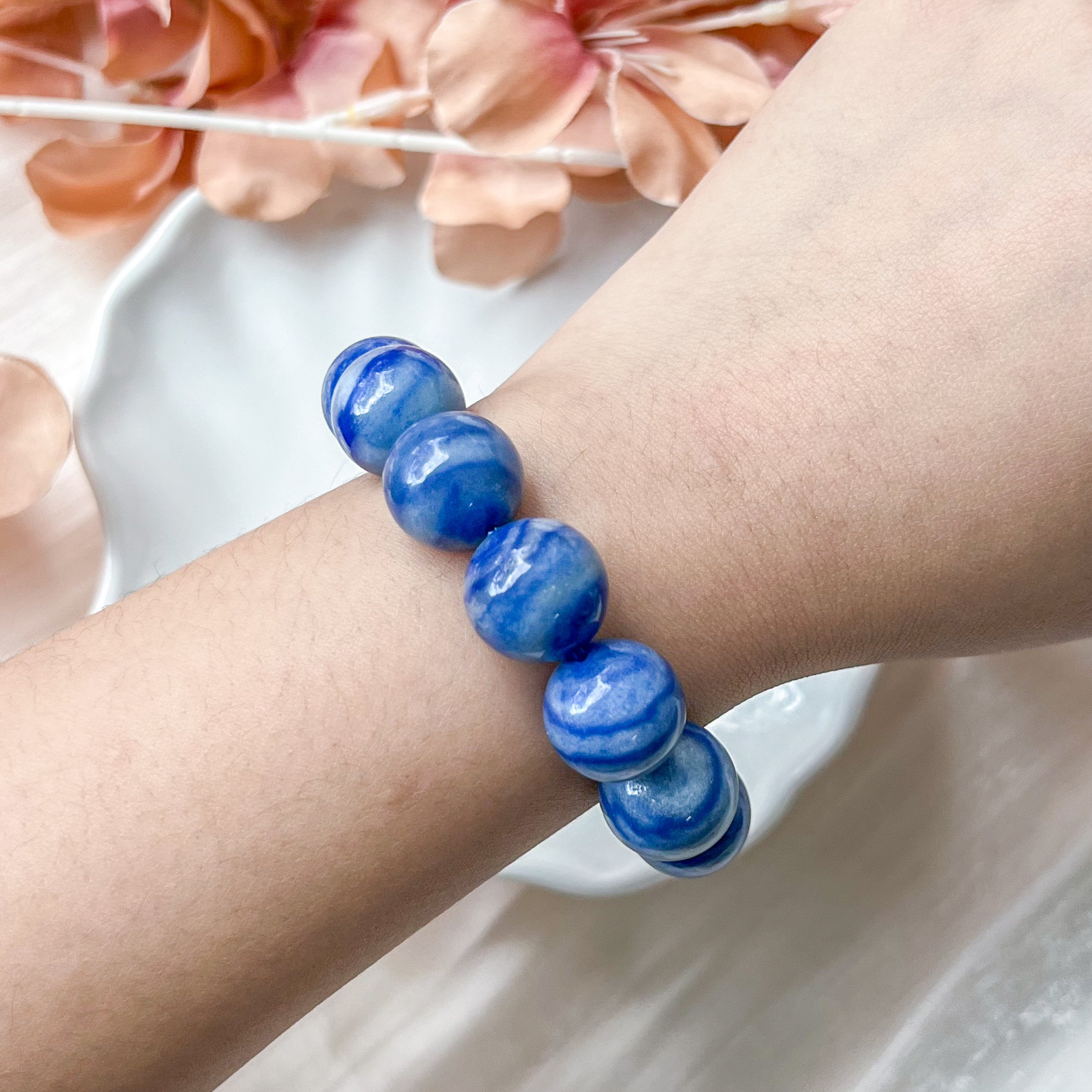 Blue Aventurine 15mm Bracelet