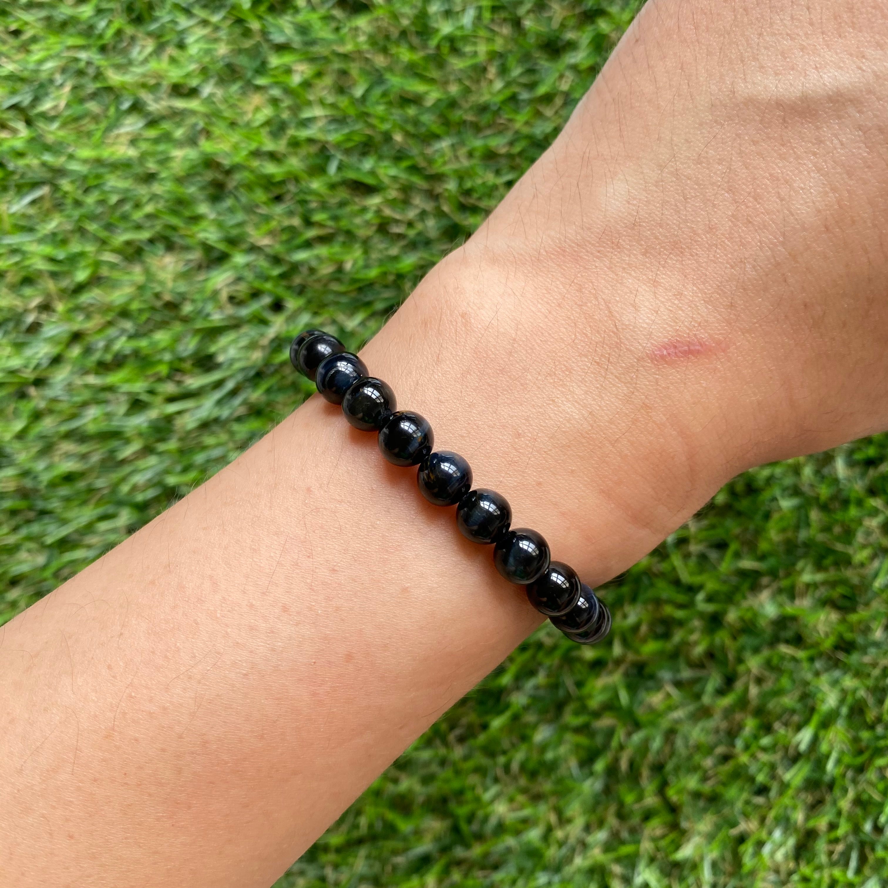 Blue Tiger Eye 6mm Bracelet