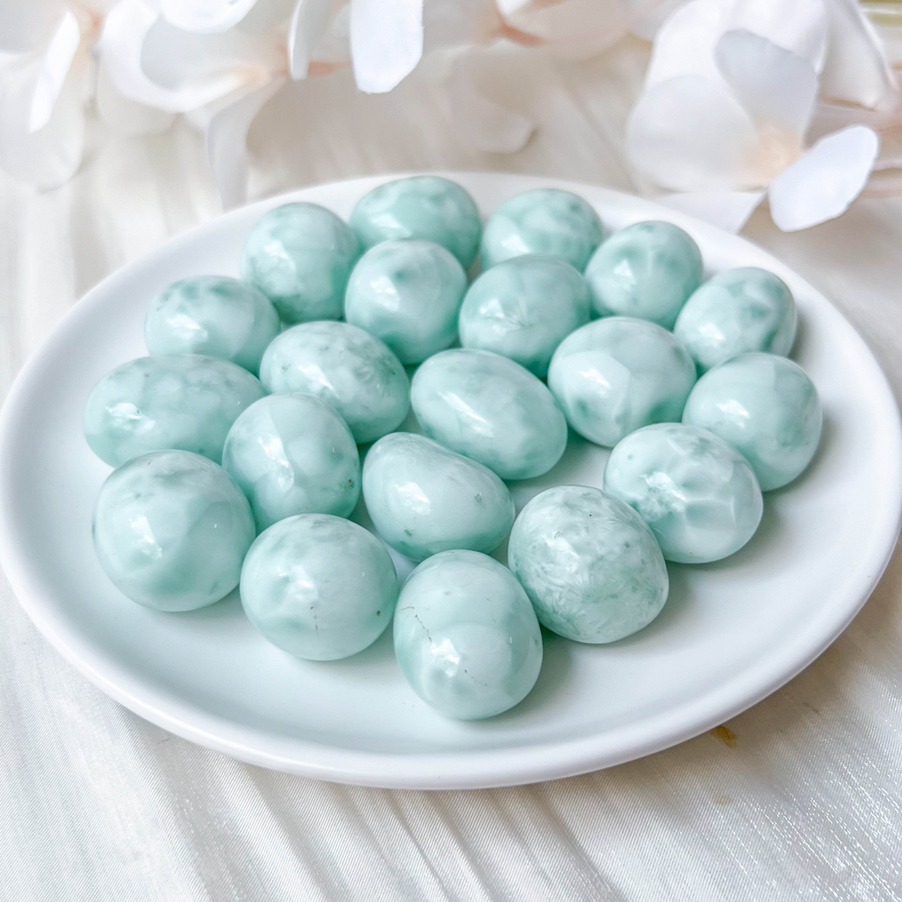 Green Angelite Tumble