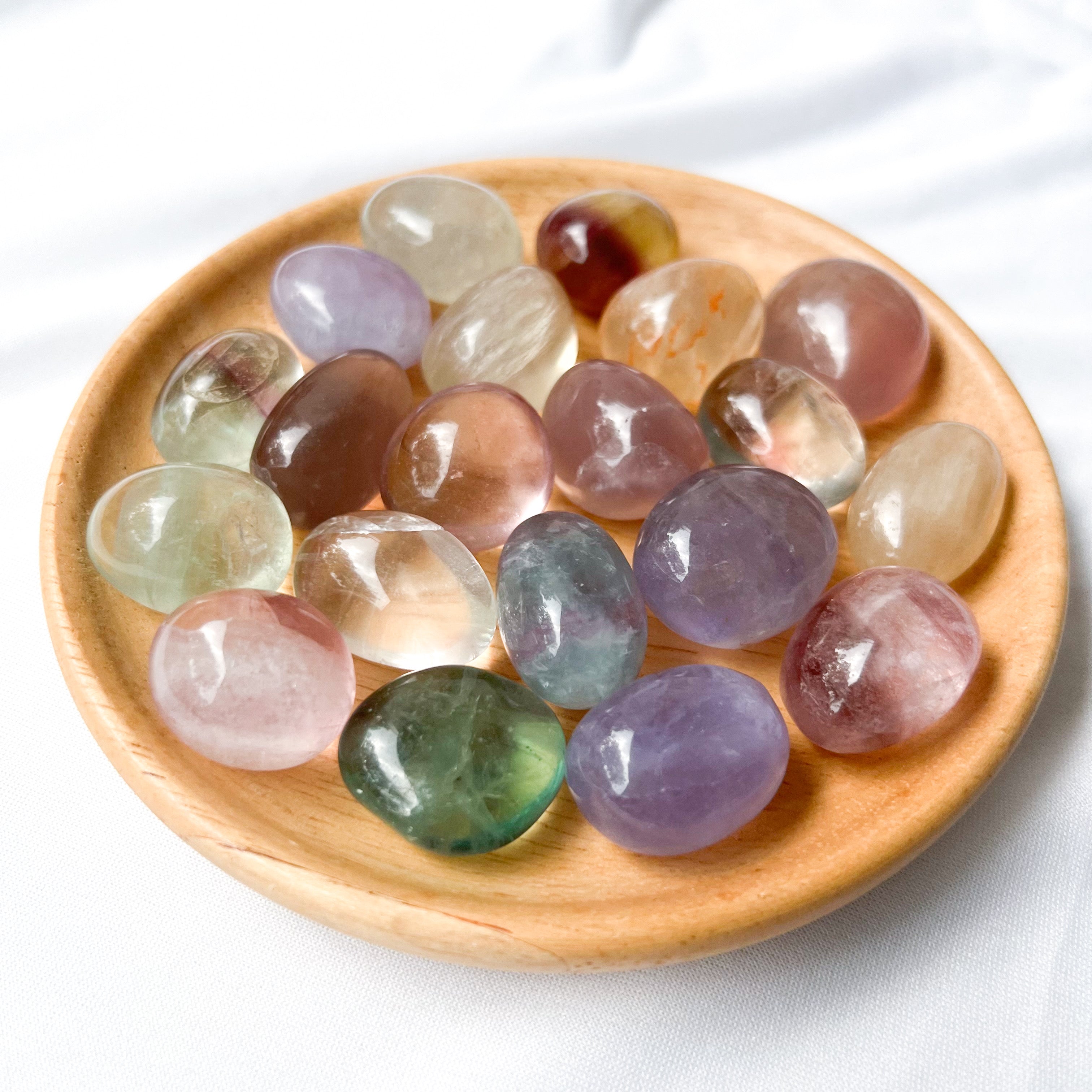 Pastel Fluorite Tumble