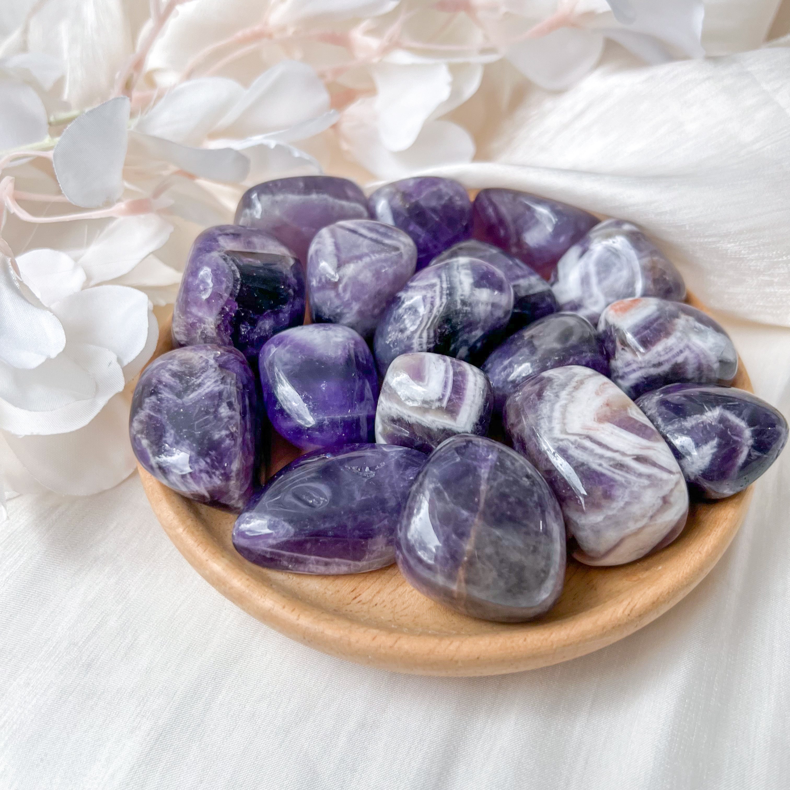 Chevron Amethyst Tumble (Big)