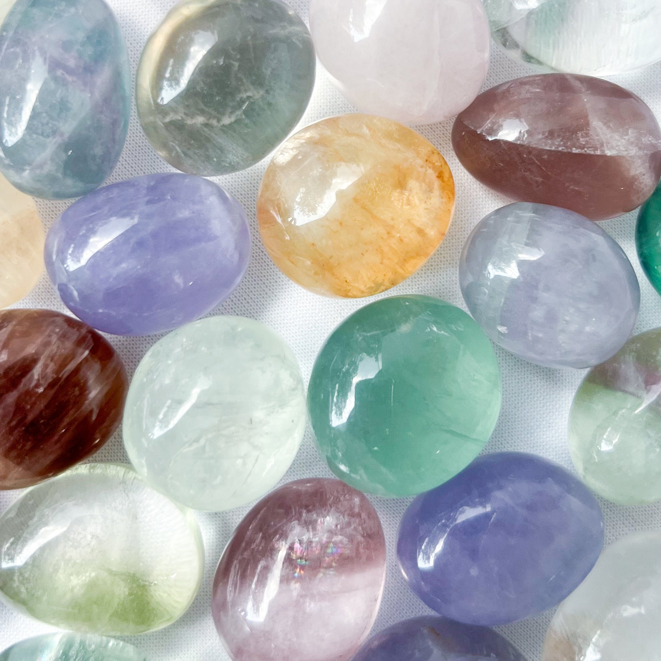 Pastel Fluorite Tumble