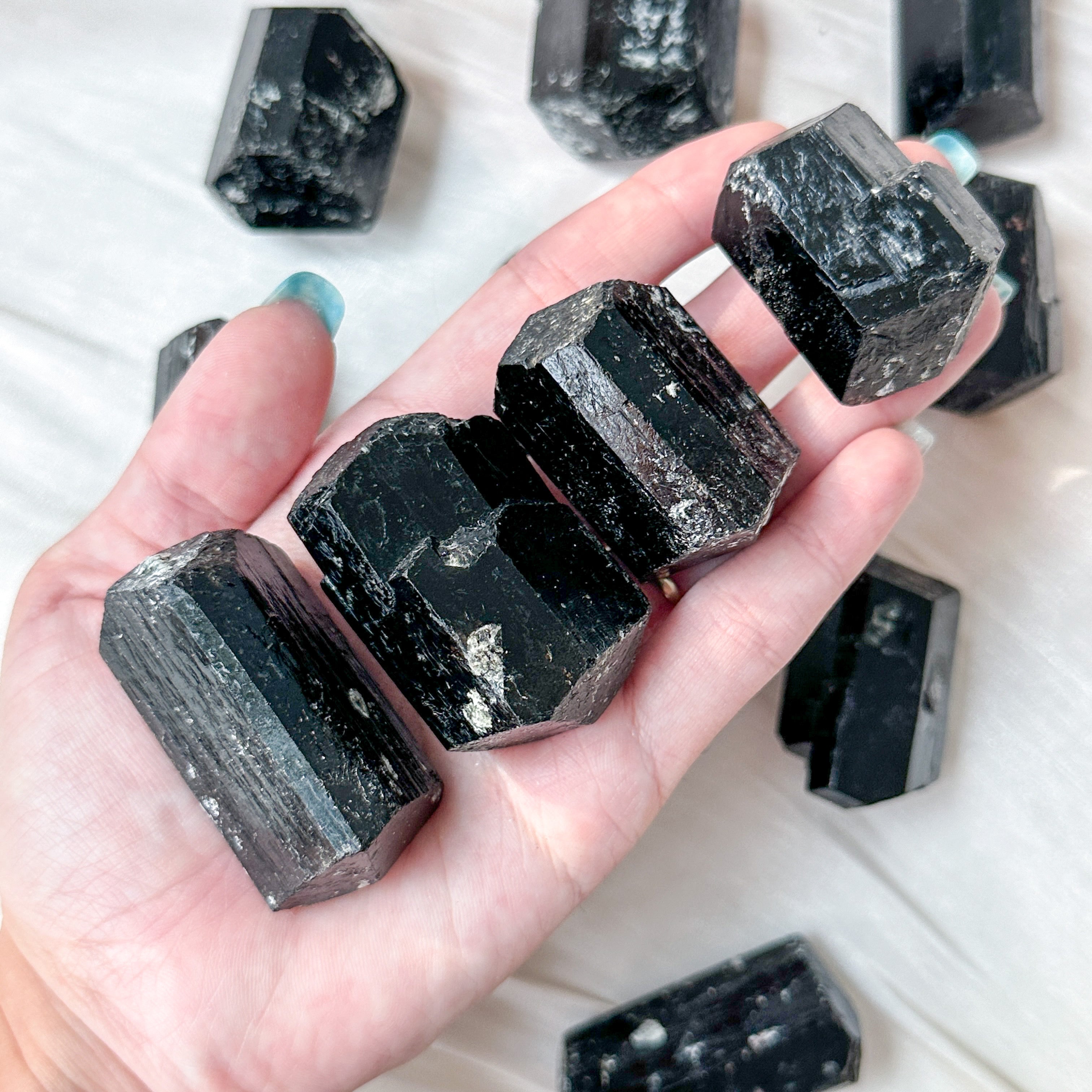 Black Tourmaline Raw Tumble (Big)