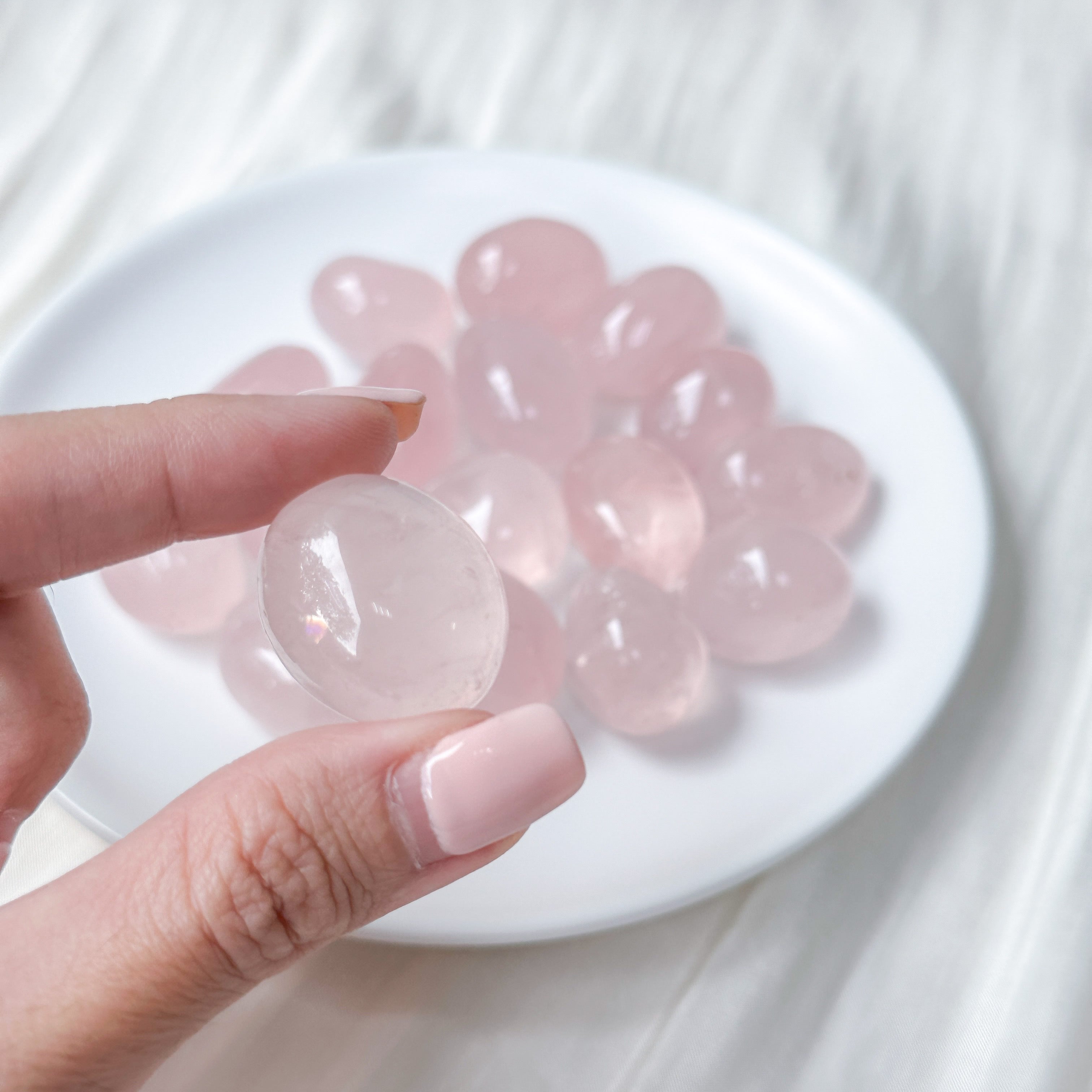 Rose Quartz Crystal Tumble