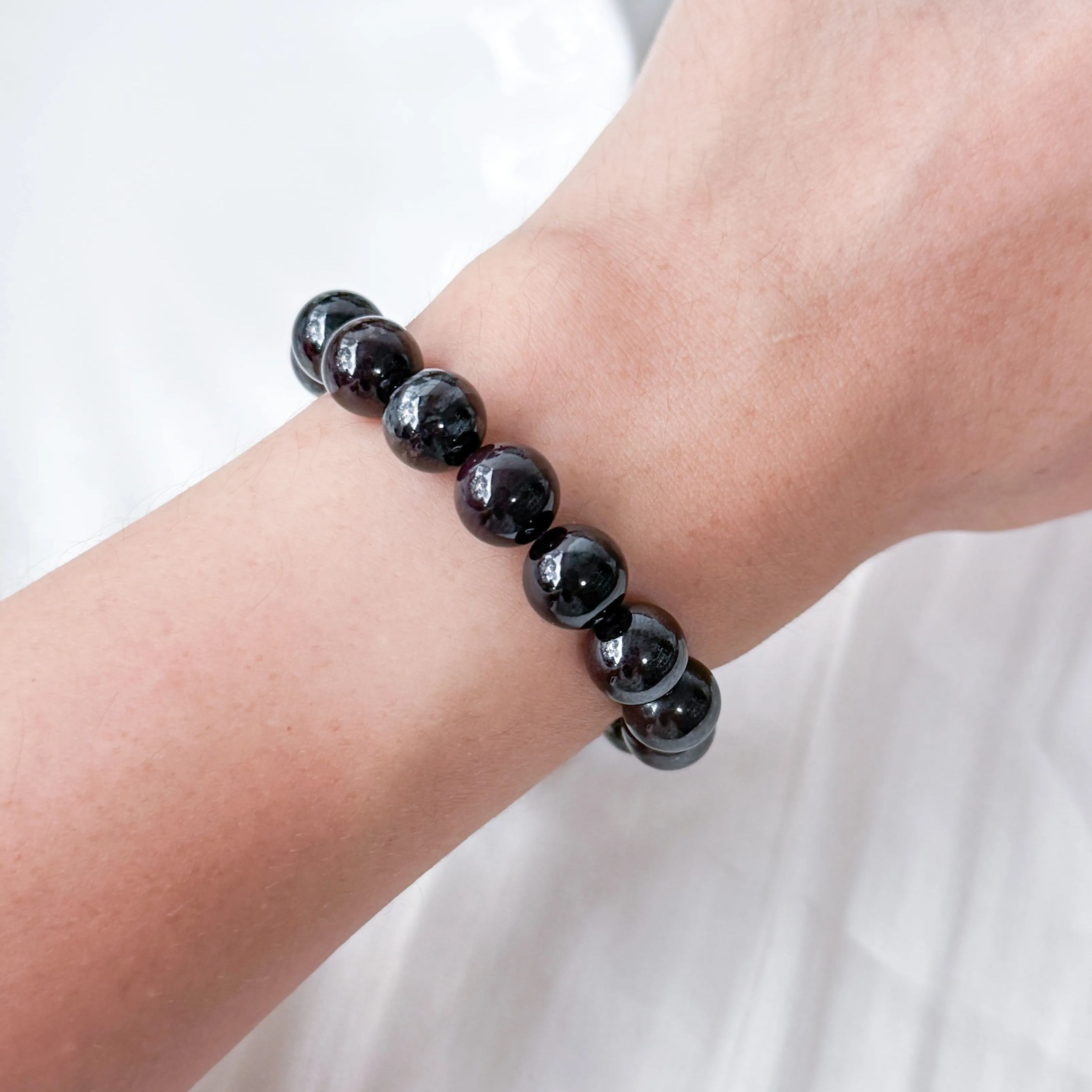Black Sugilite 9-10mm AAA Bracelet