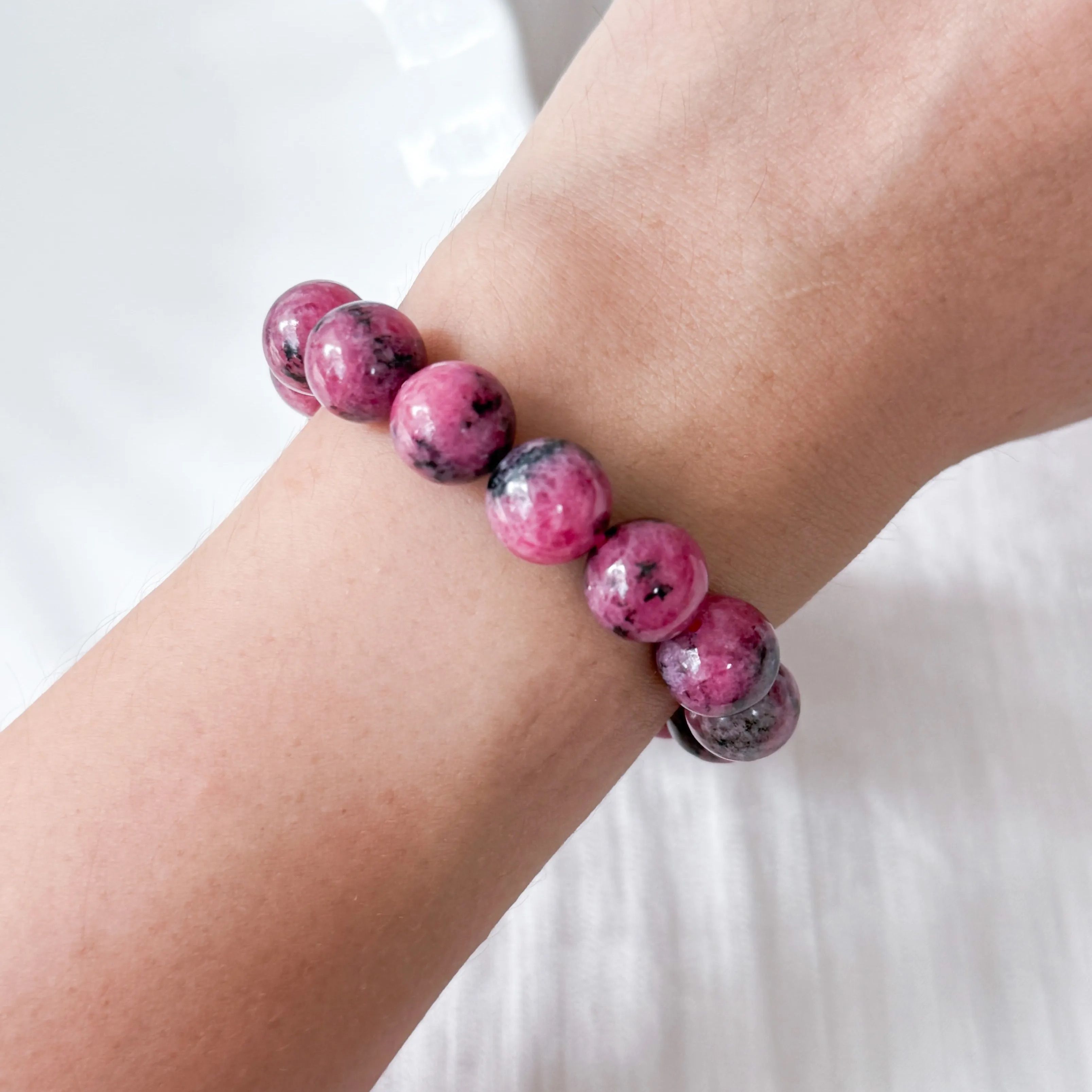 Rhodonite 10mm Bracelet