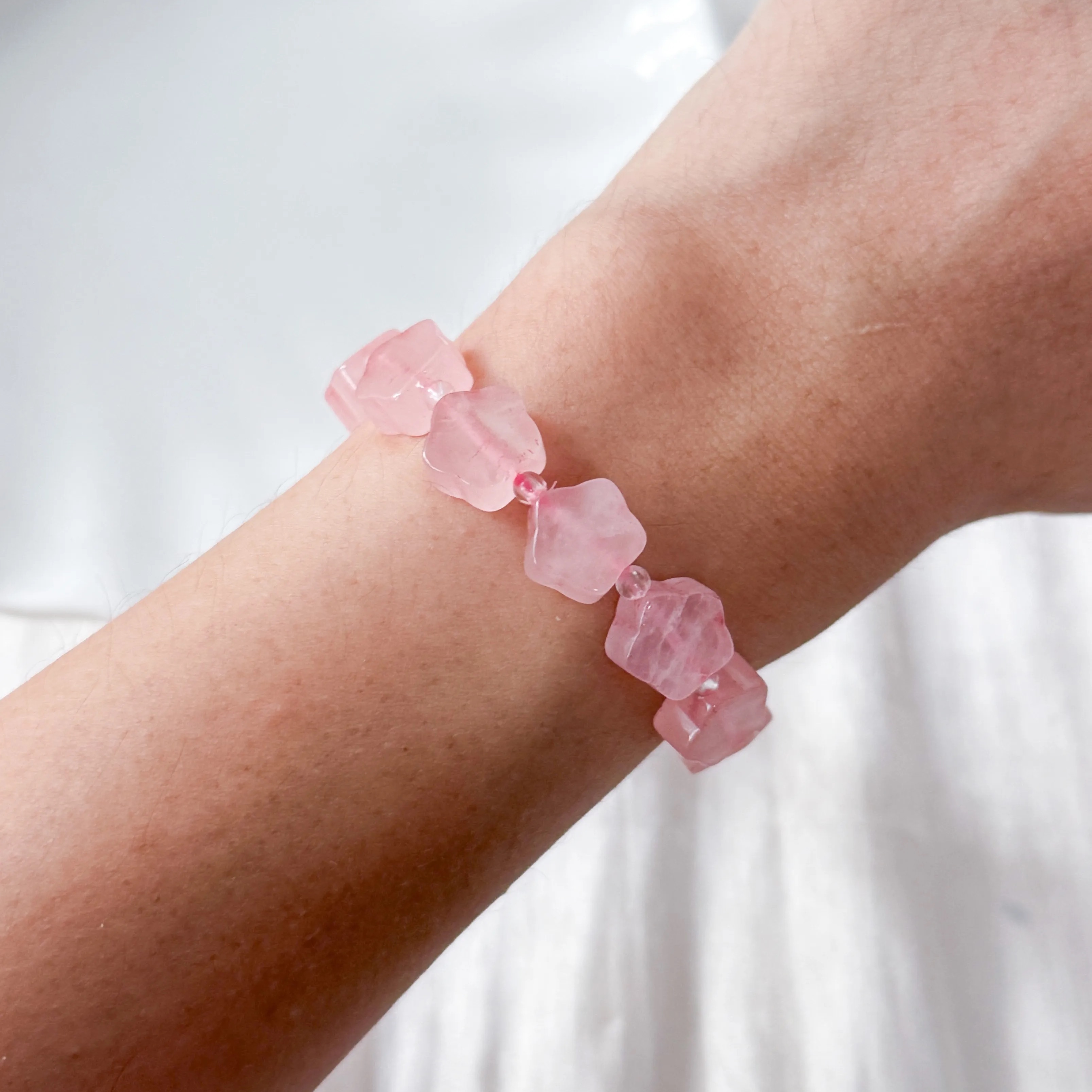 Rose Quartz Star Bracelet
