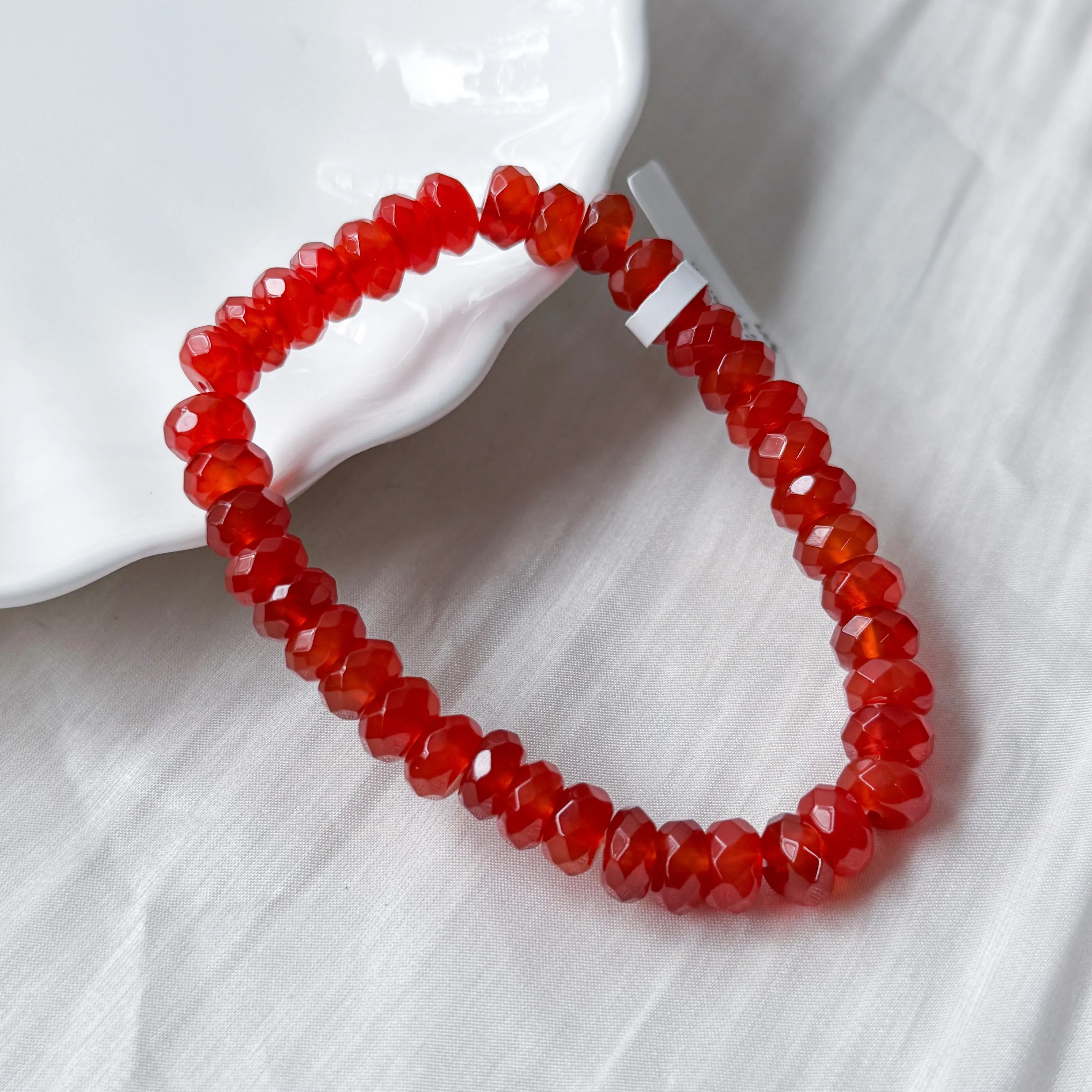 Carnelian Abacus 8mm Bracelet