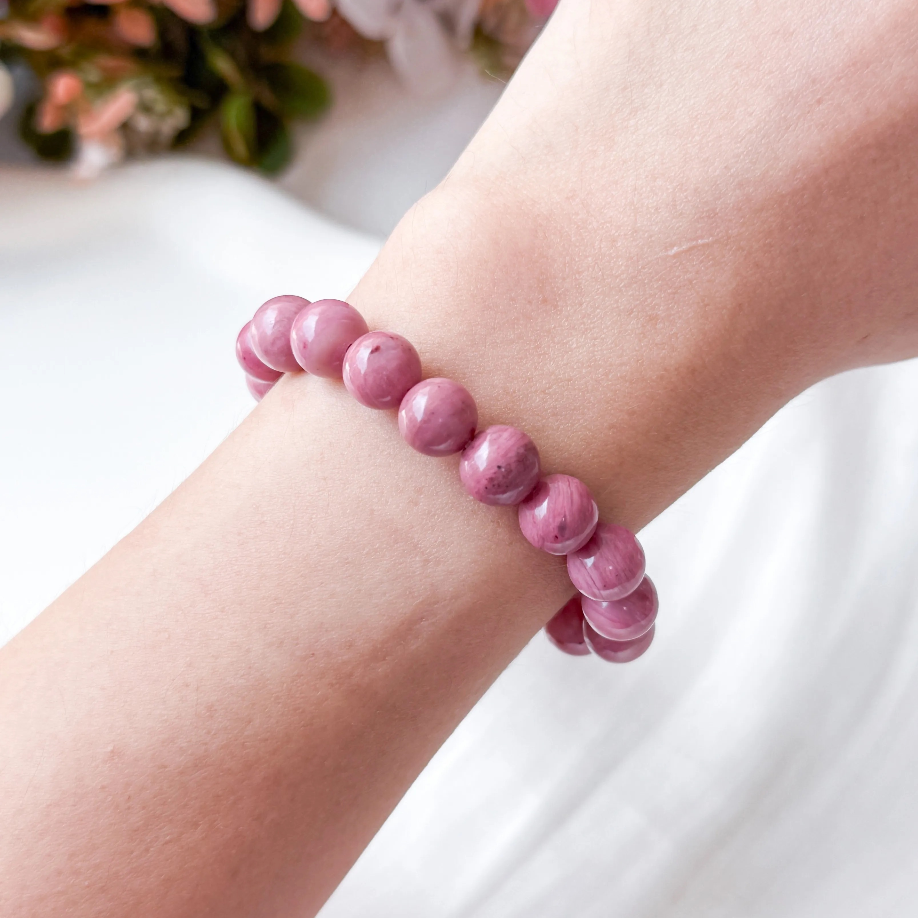 Rhodonite 8mm AAA Bracelet