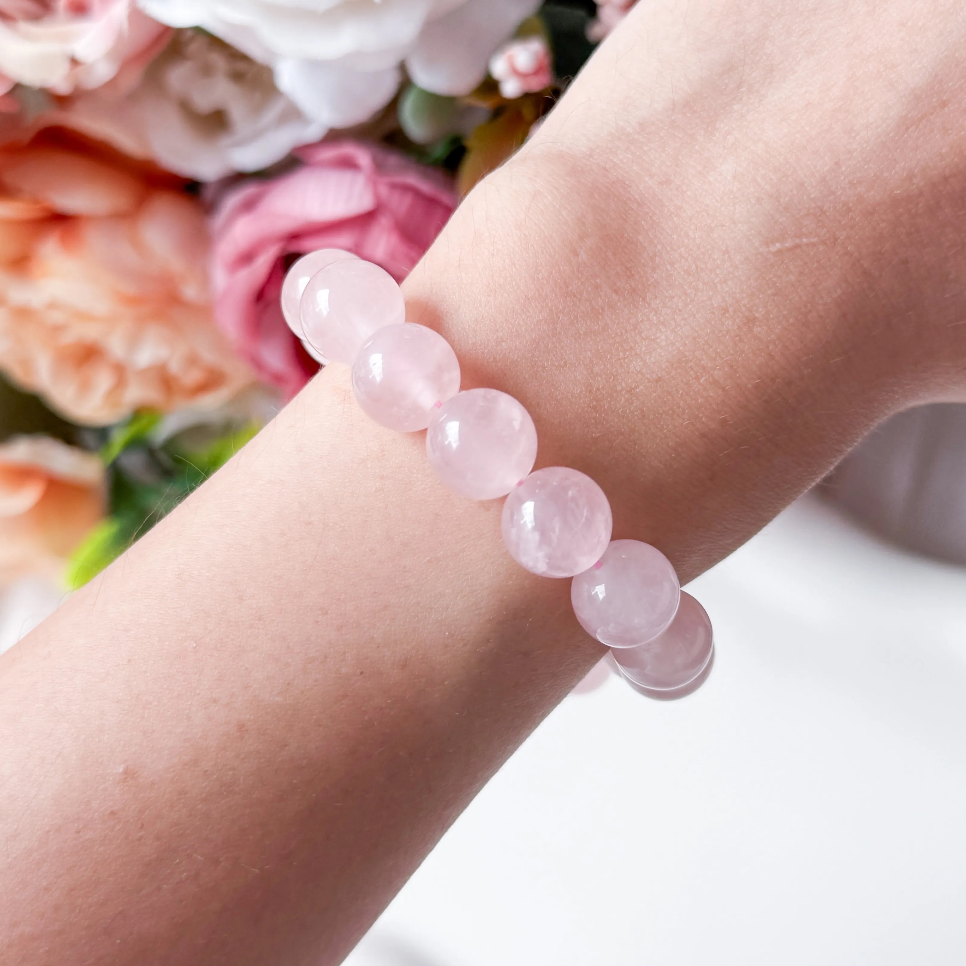 Rose Quartz 10mm Bracelet