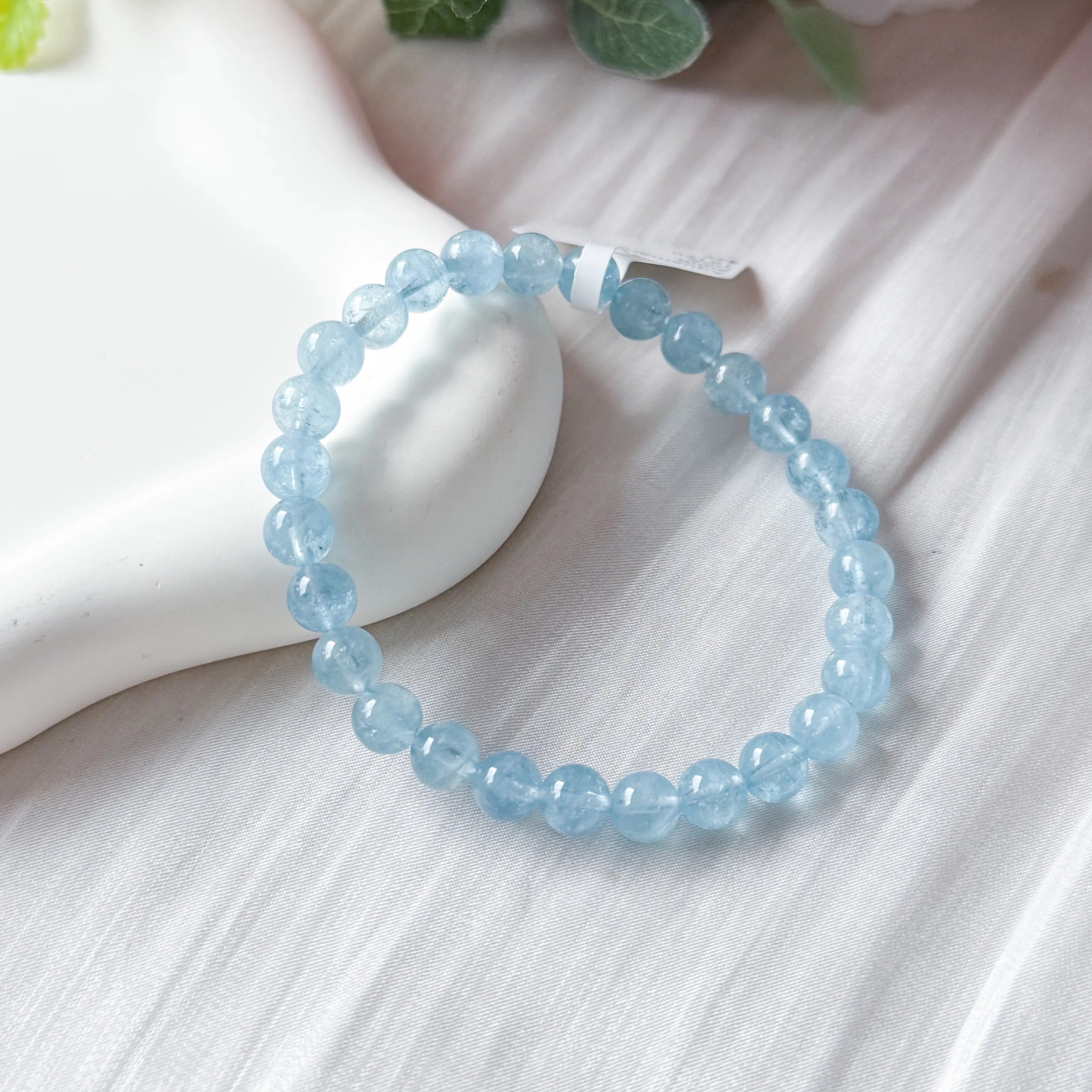 Aquamarine 6mm Bracelet