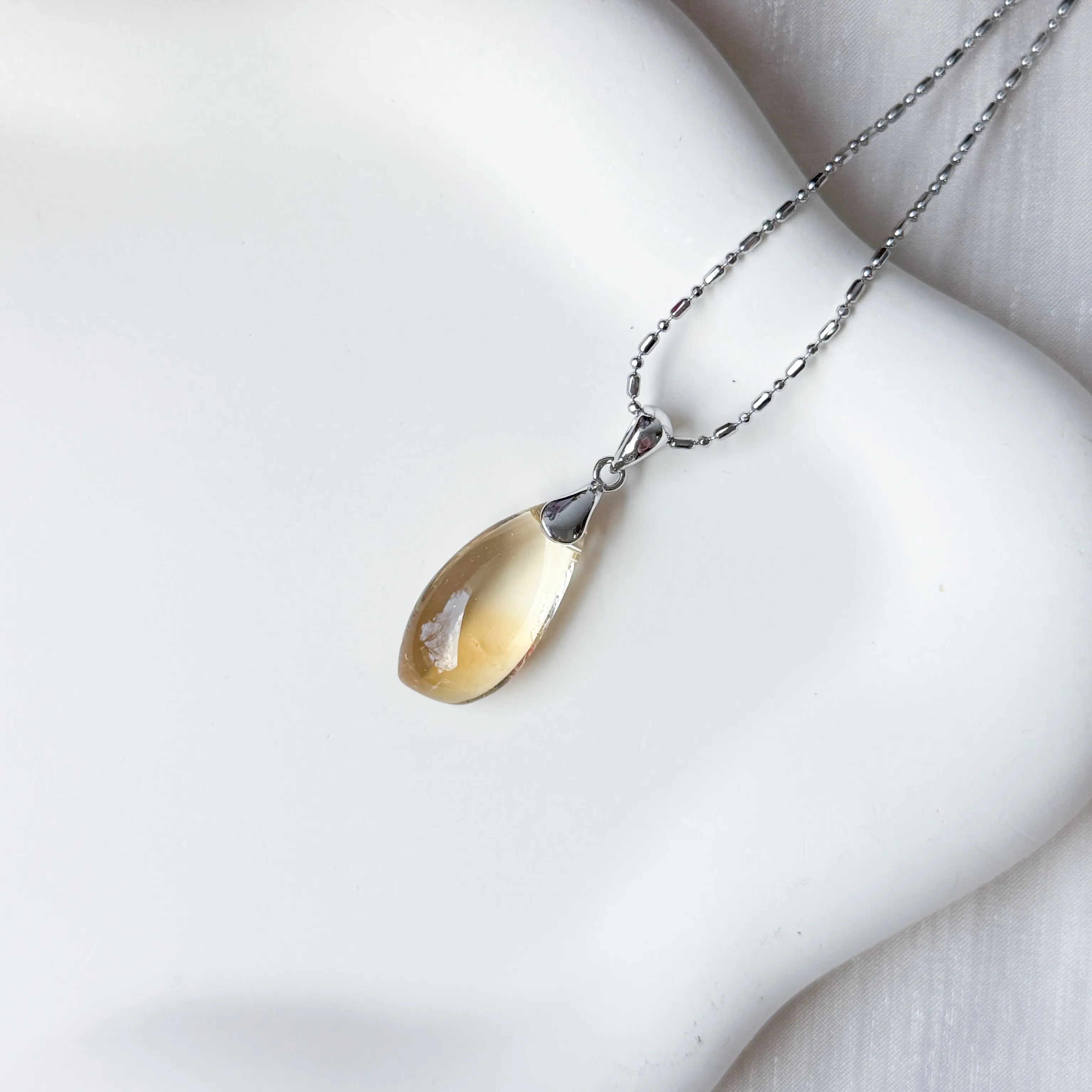 Citrine Irregular Pendant