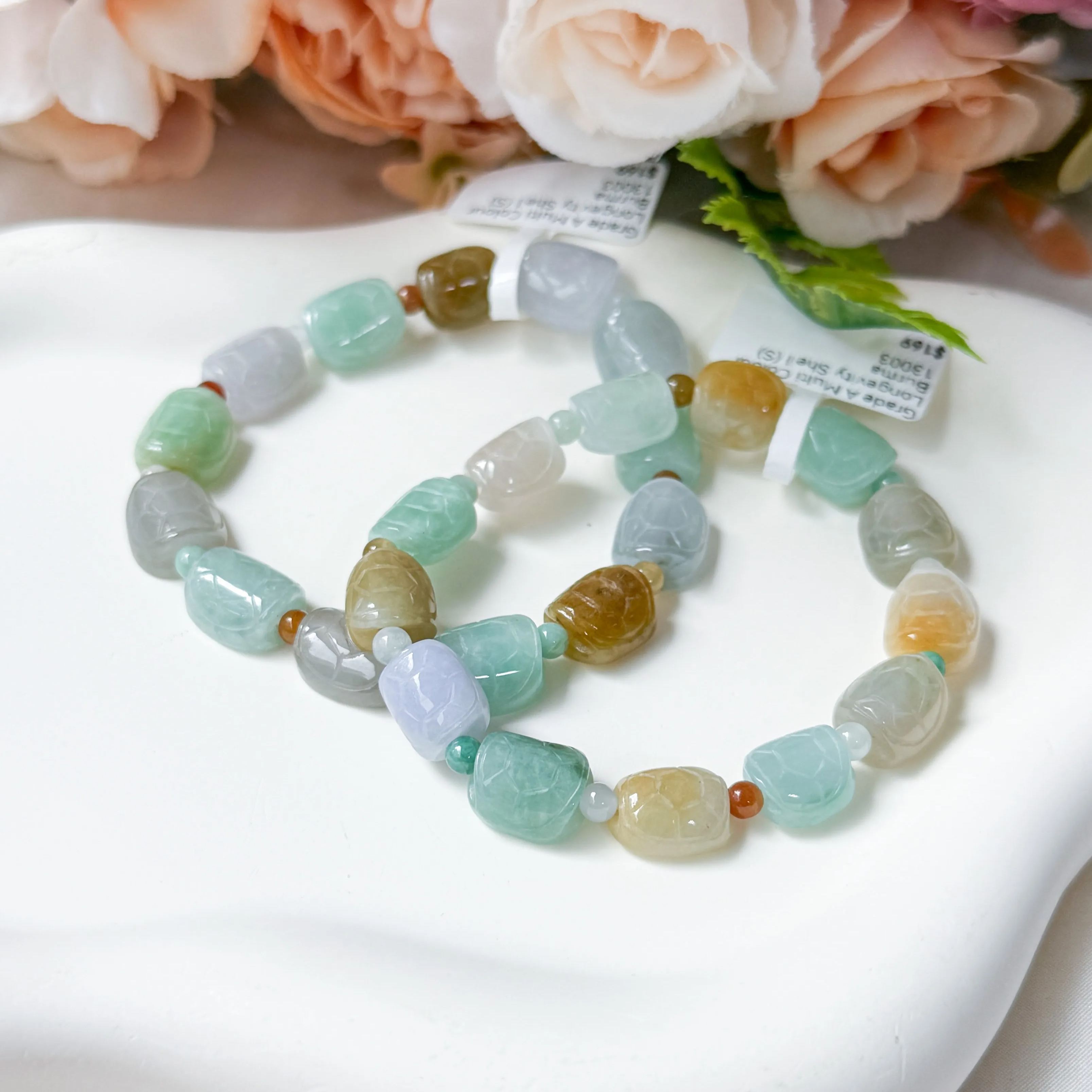 Grade A Multi Colour Longevity Shell (S) Bracelet