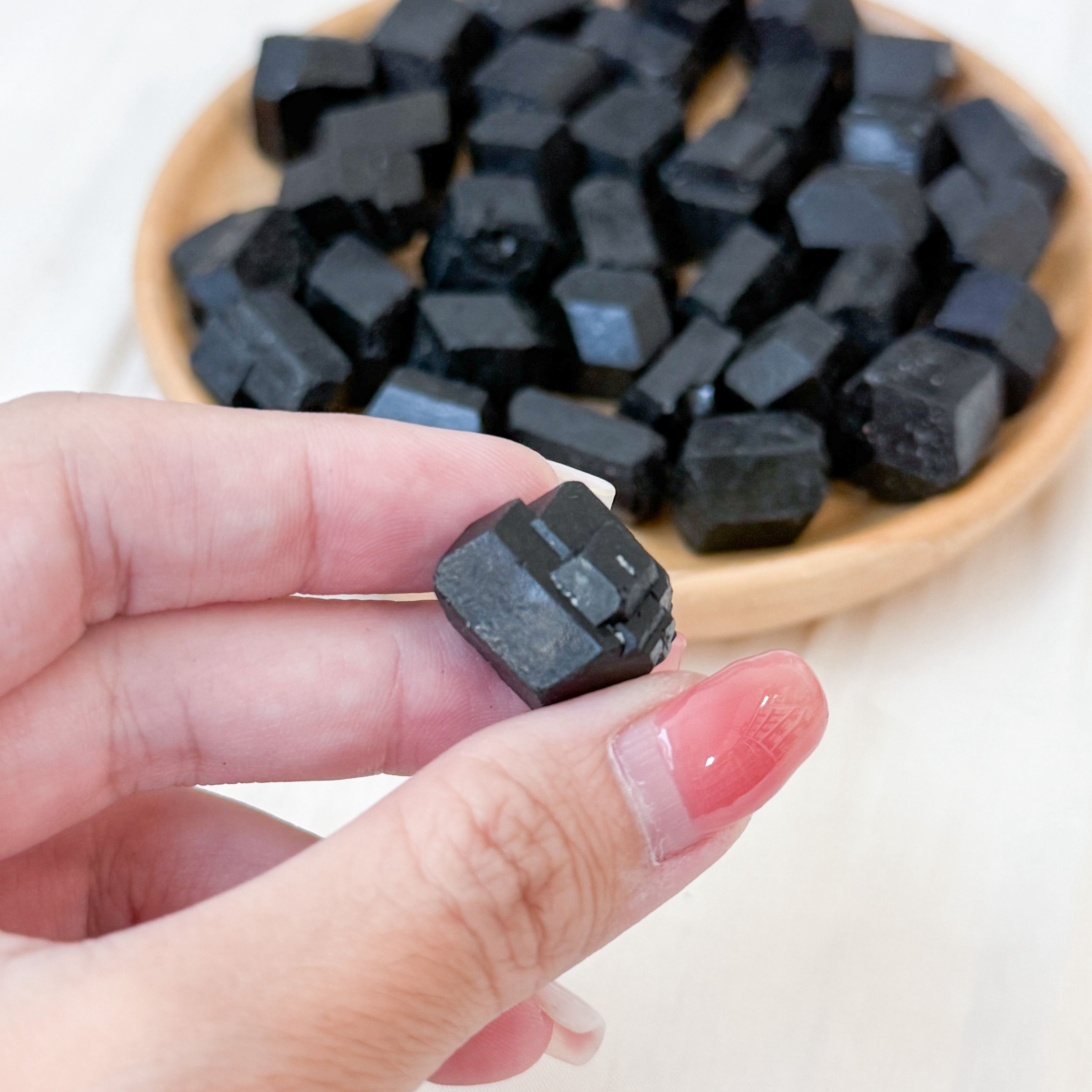 Black Tourmaline Raw Tumble (XXSmall)