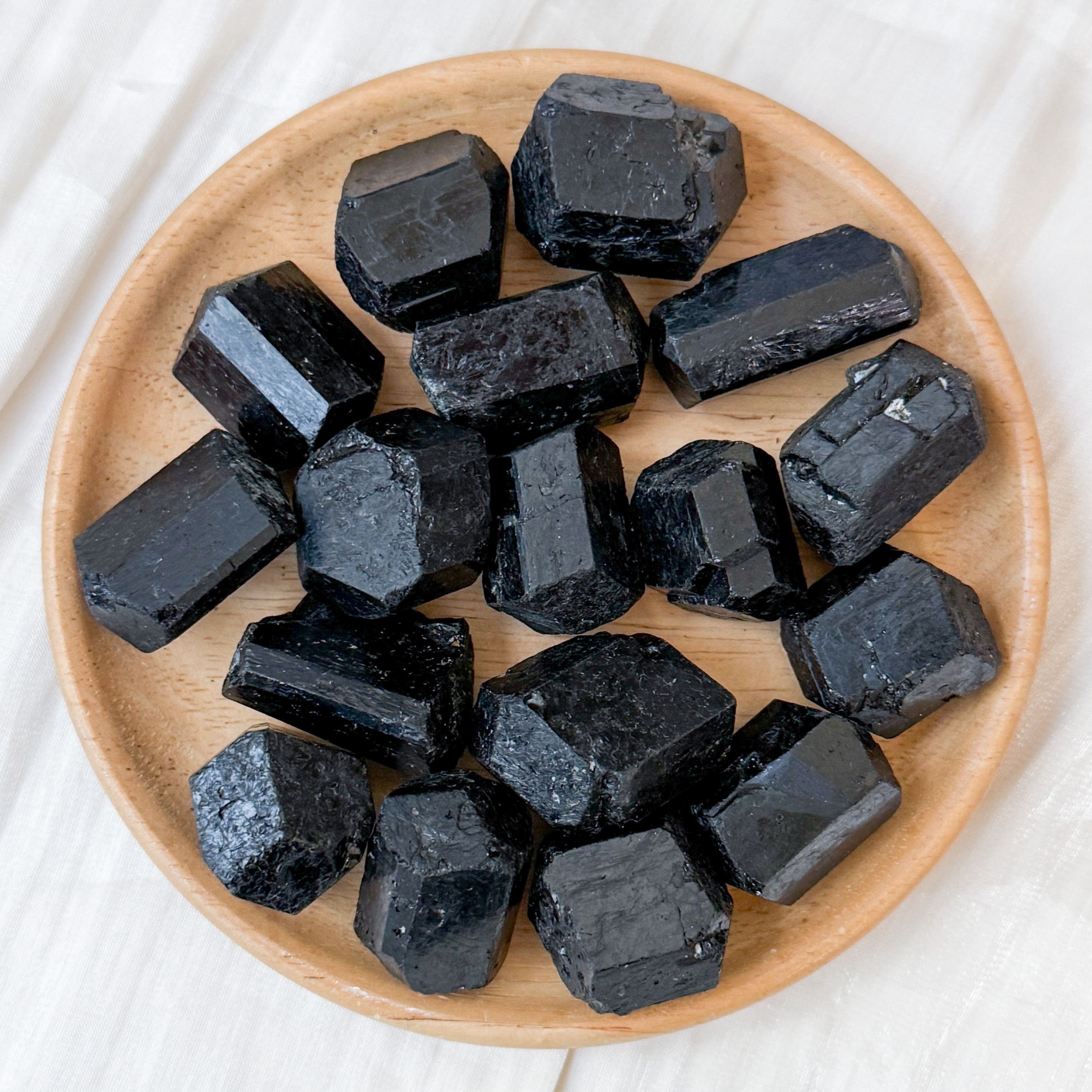 Black Tourmaline Raw Tumble (Small)