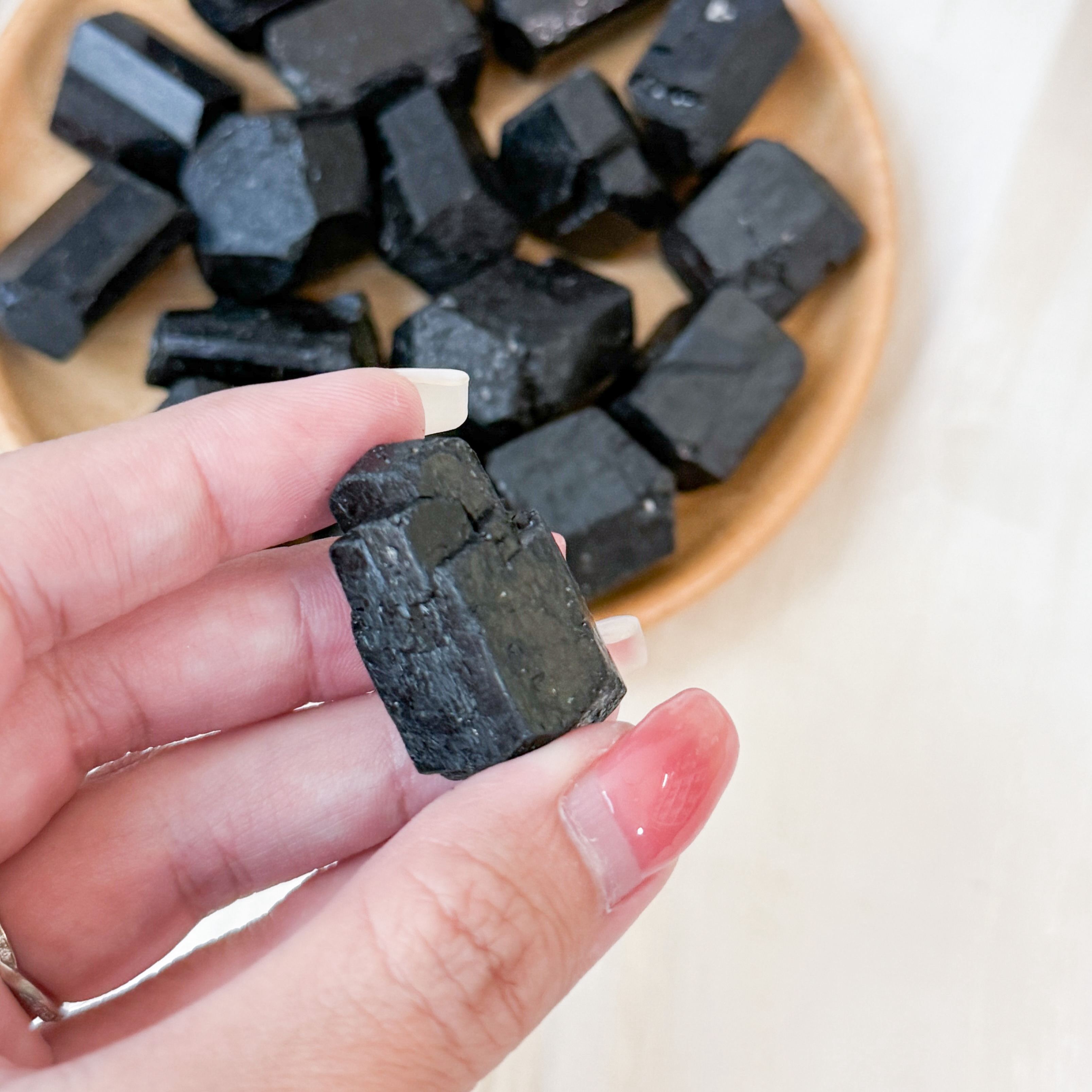 Black Tourmaline Raw Tumble (Small)