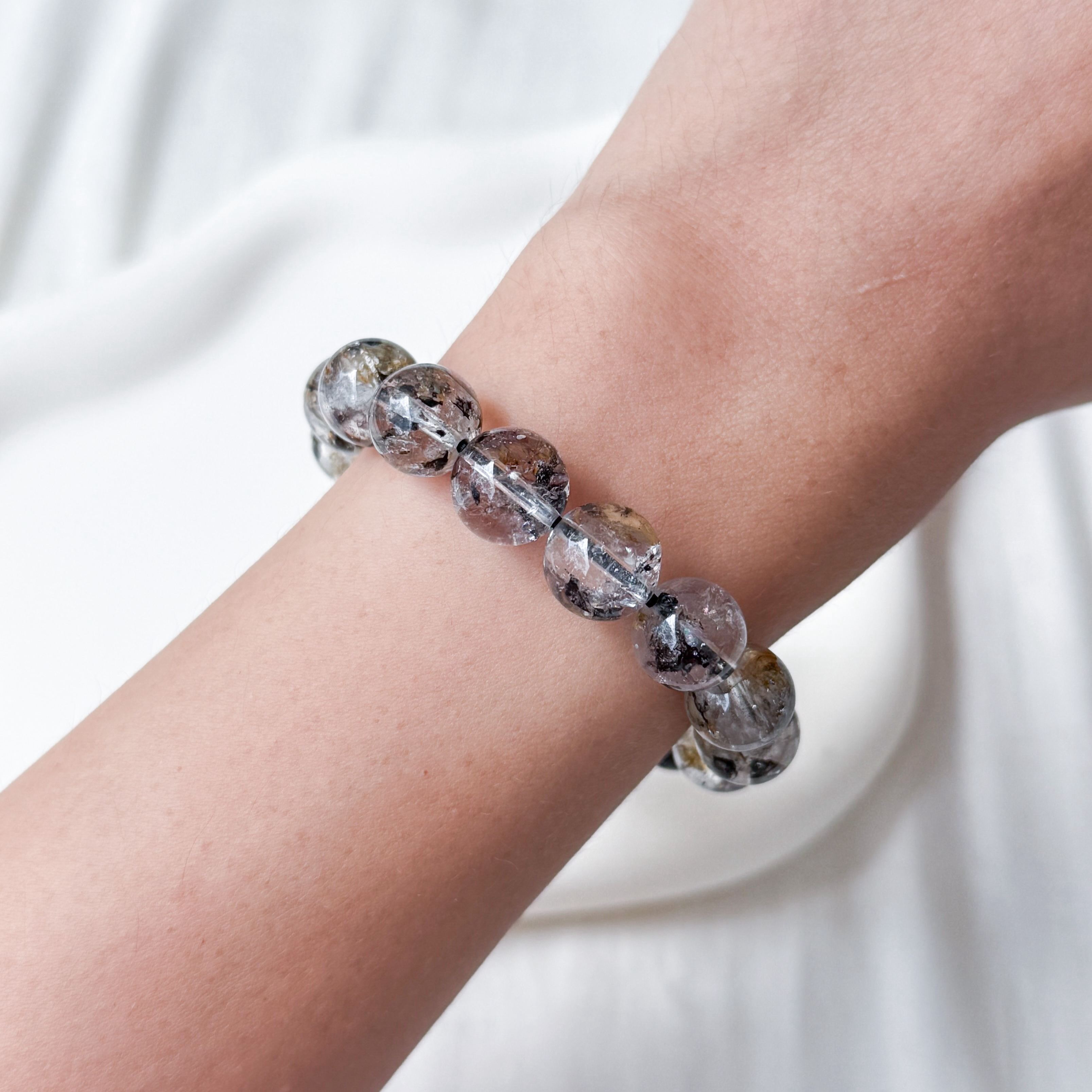 Herkimer Diamond 10mm AAA Bracelet