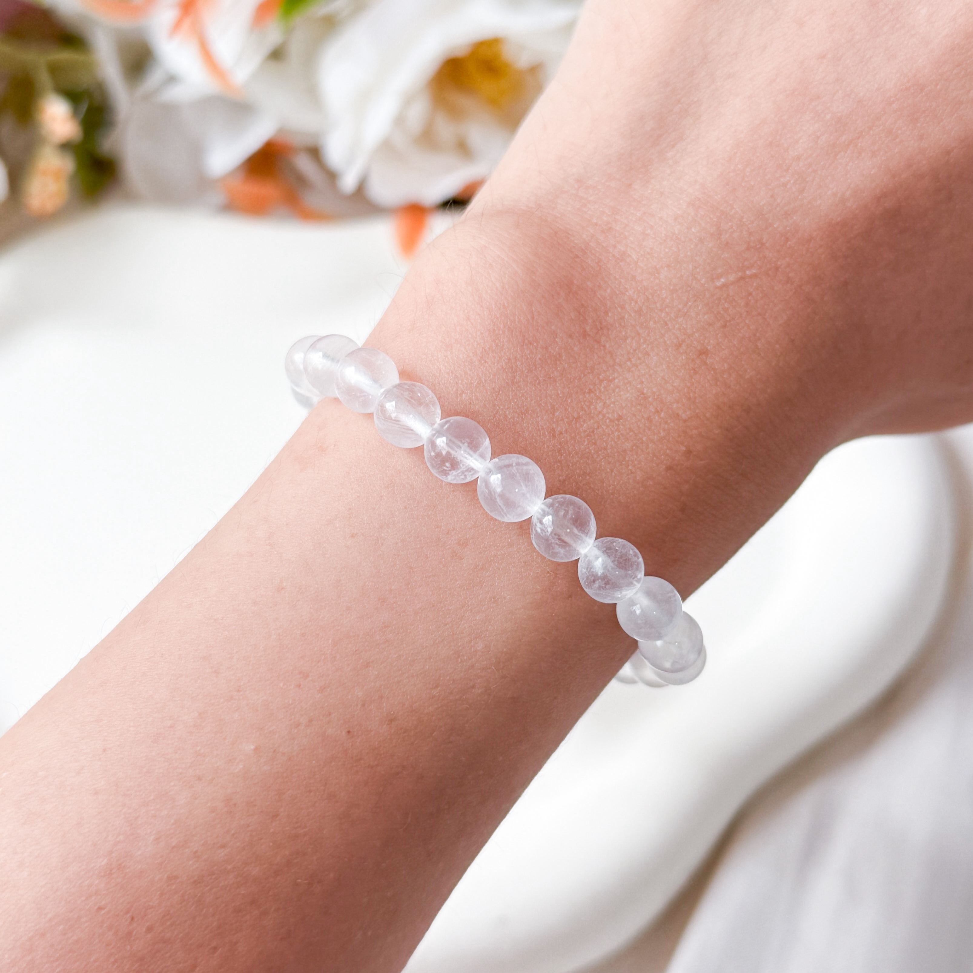 Rainbow Moonstone 6mm AA Bracelet