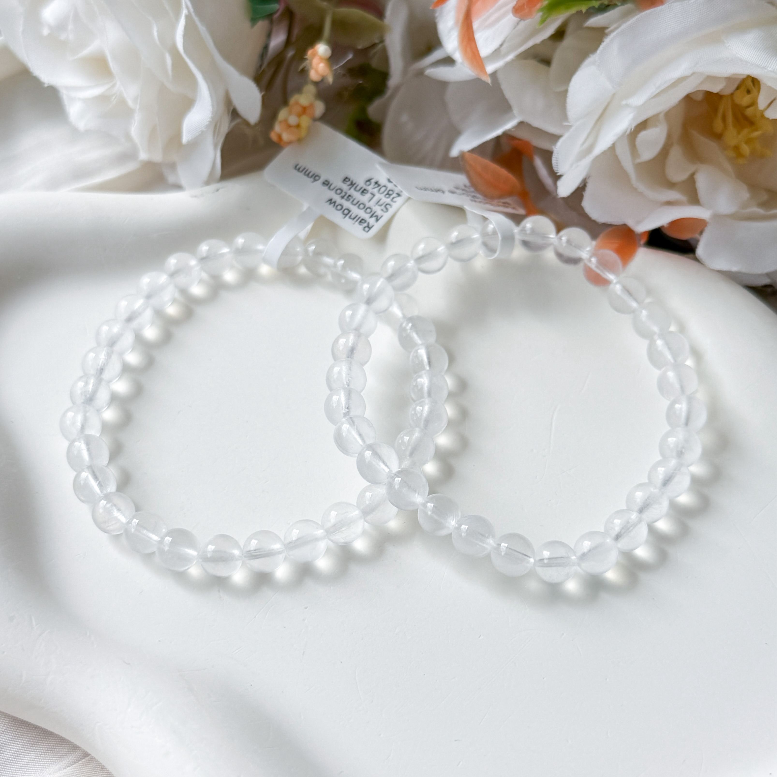 Rainbow Moonstone 6mm AA Bracelet