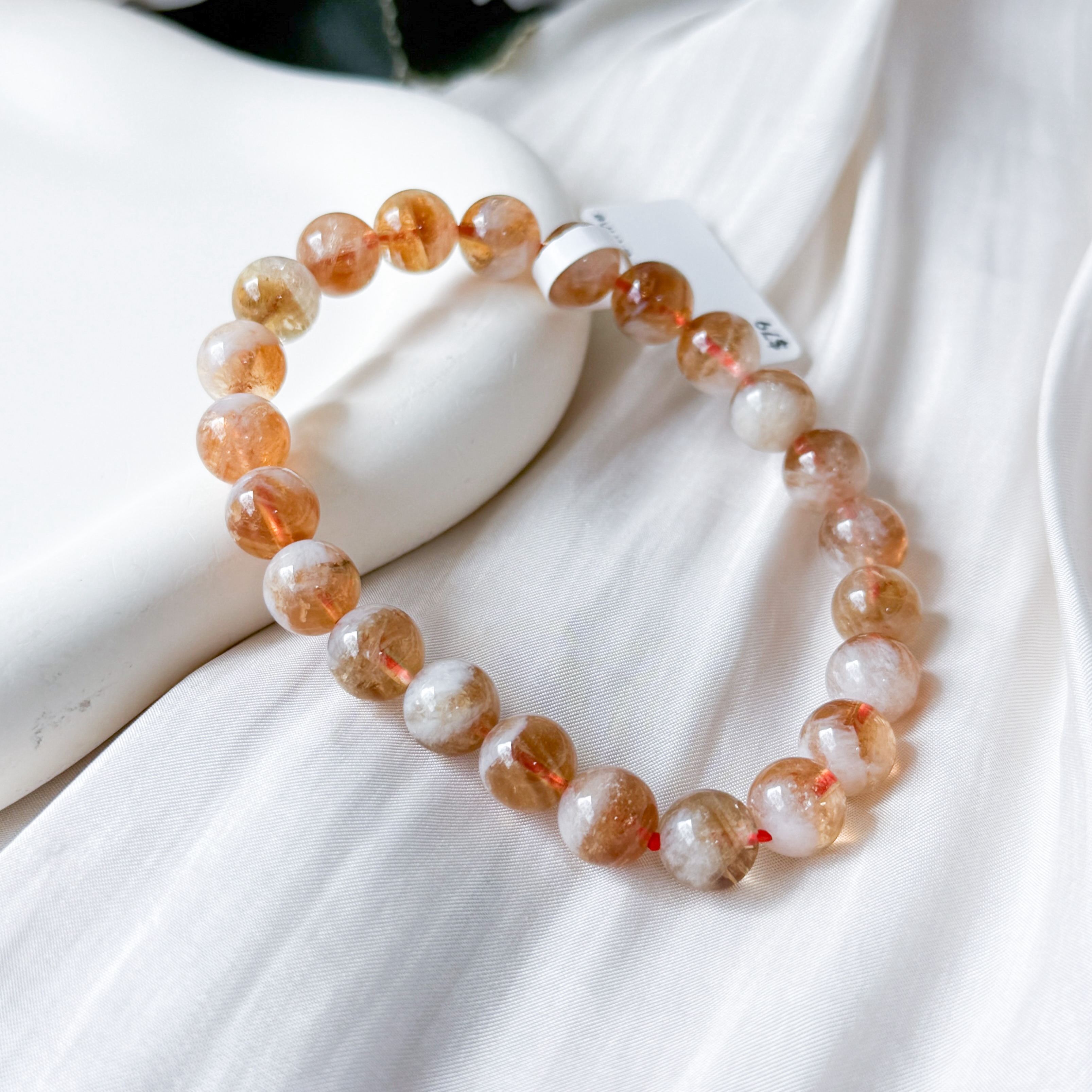 Wealth Bucket Citrine 7-8mm Bracelet 