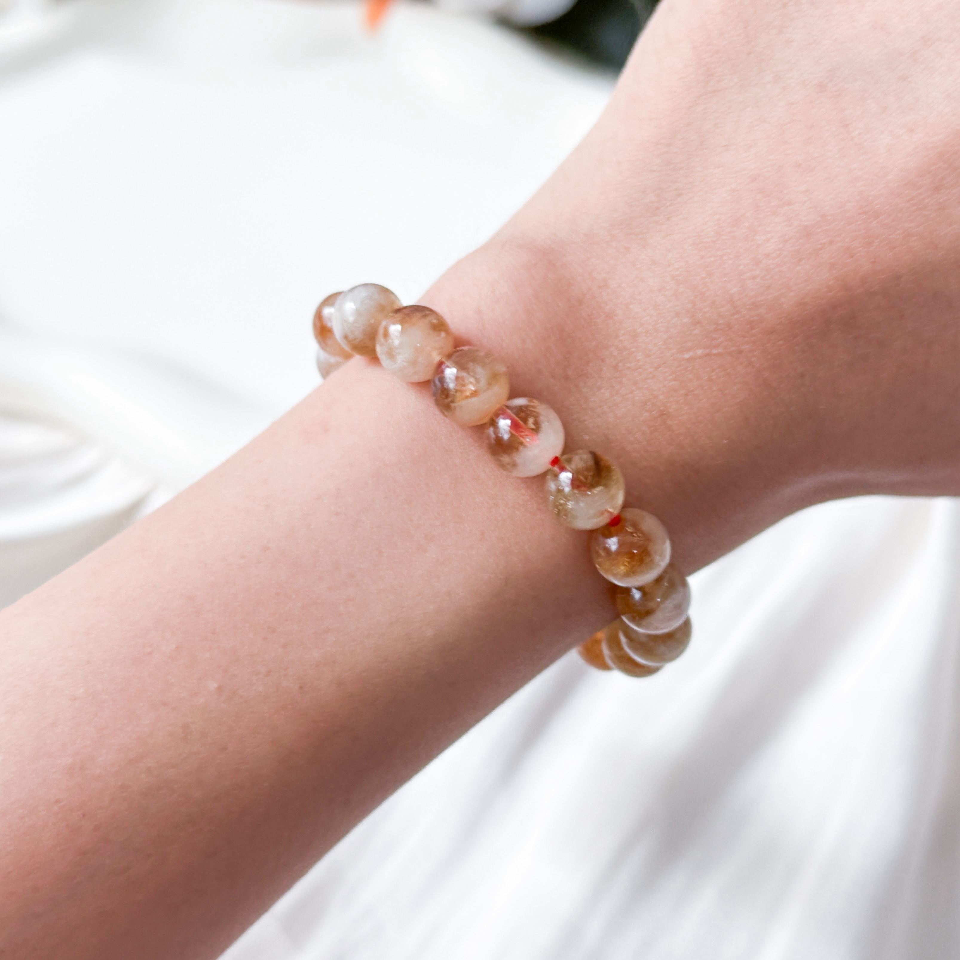 Wealth Bucket Citrine 7-8mm Bracelet 