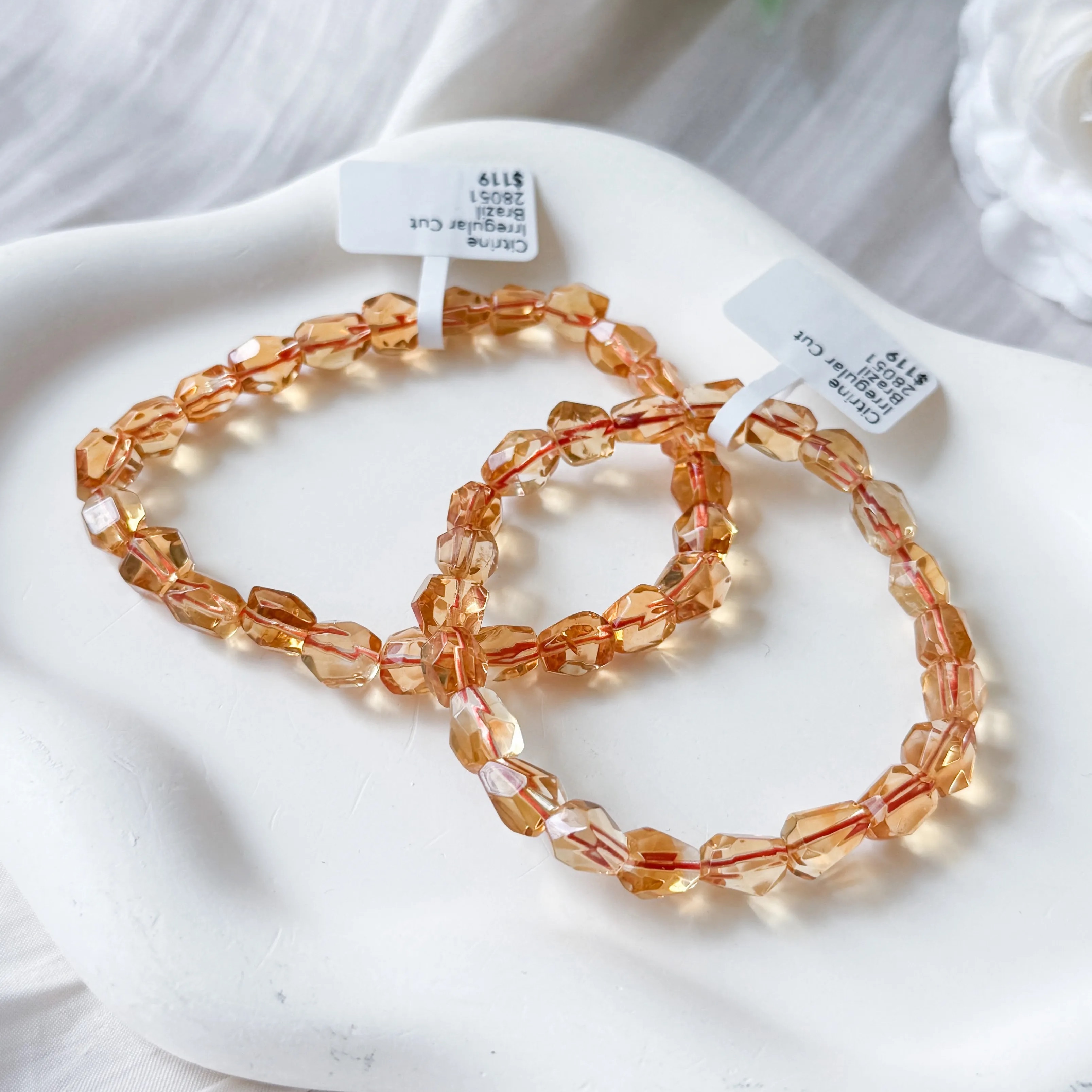 Citrine Irregular Cut AAA+ Bracelet