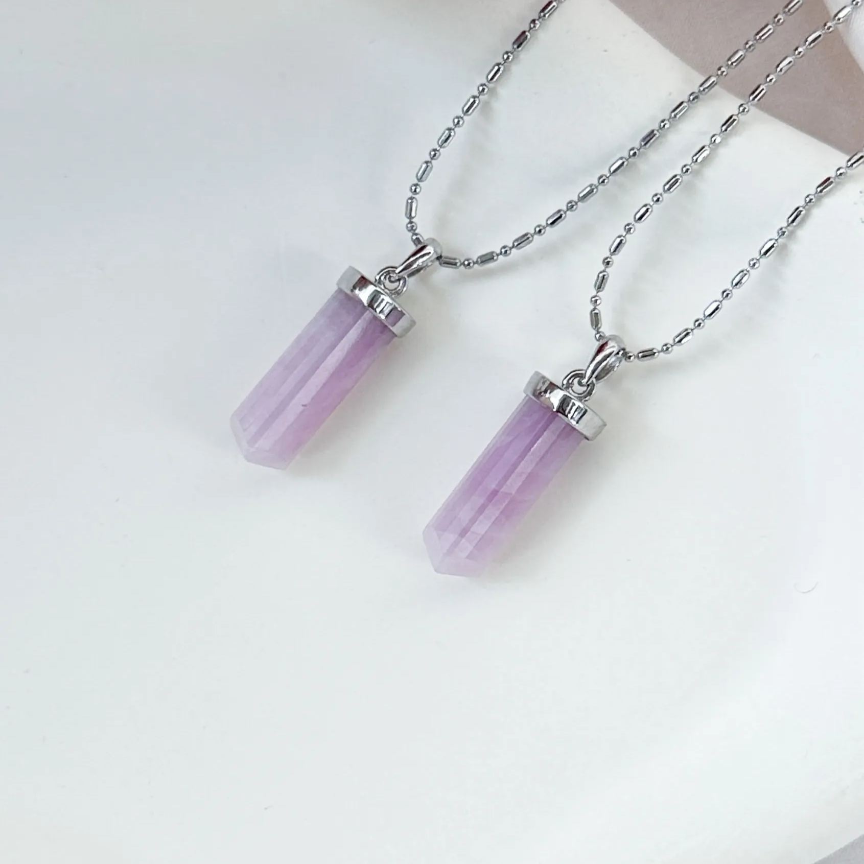 Kunzite Pointer Pendant